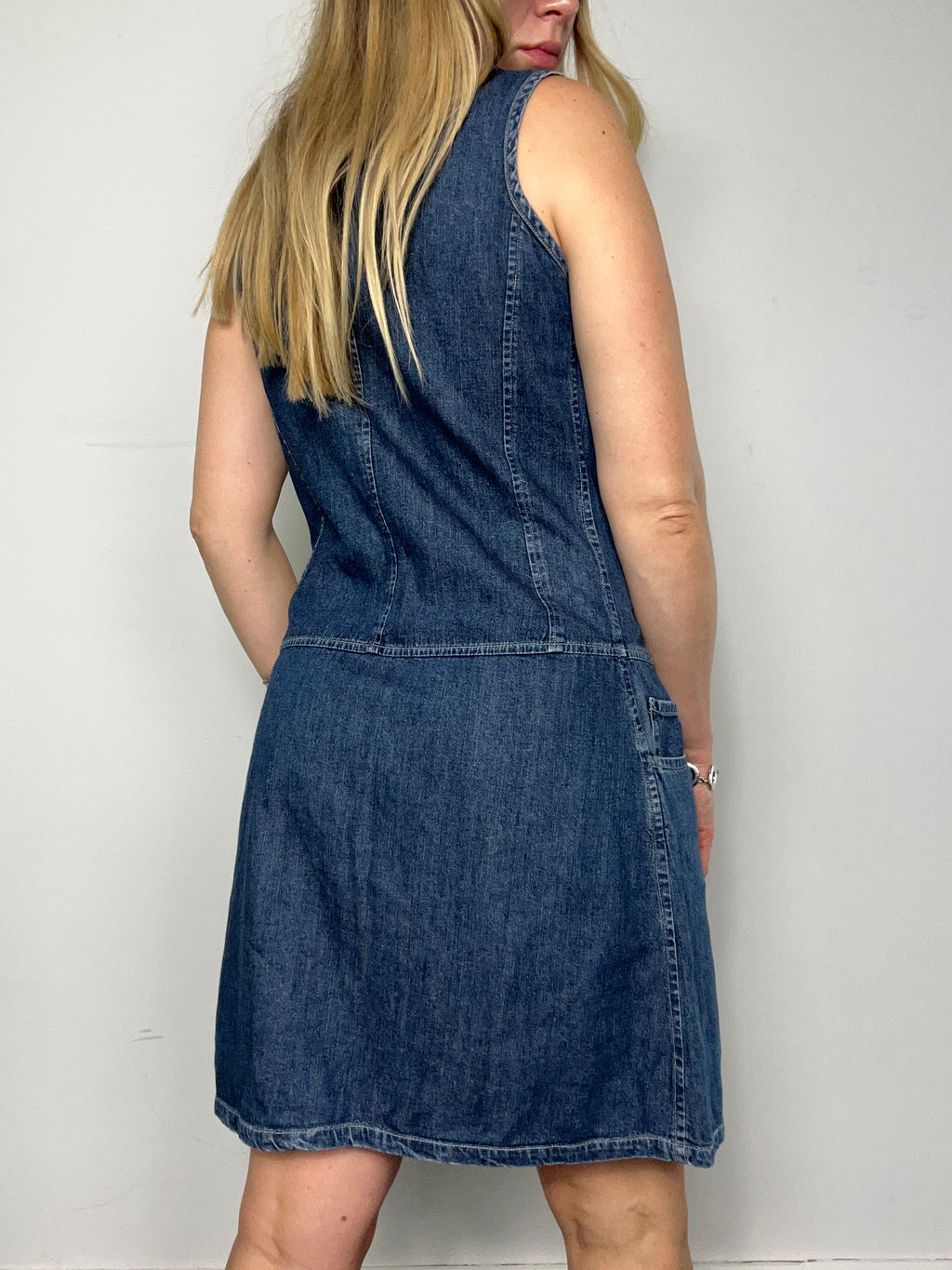 90's Denim Mini Dress Size 12