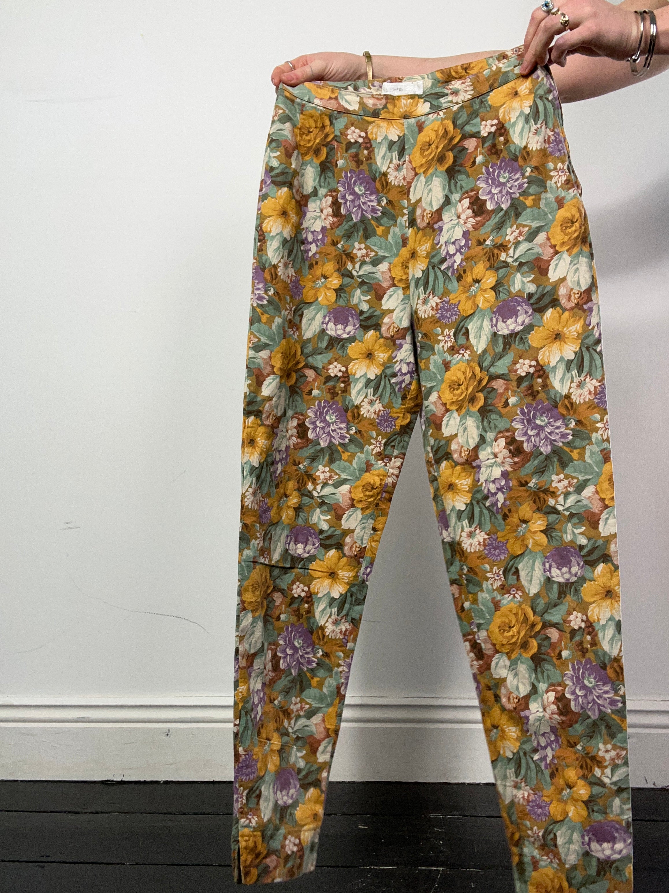 Floral 90's Pants size 6