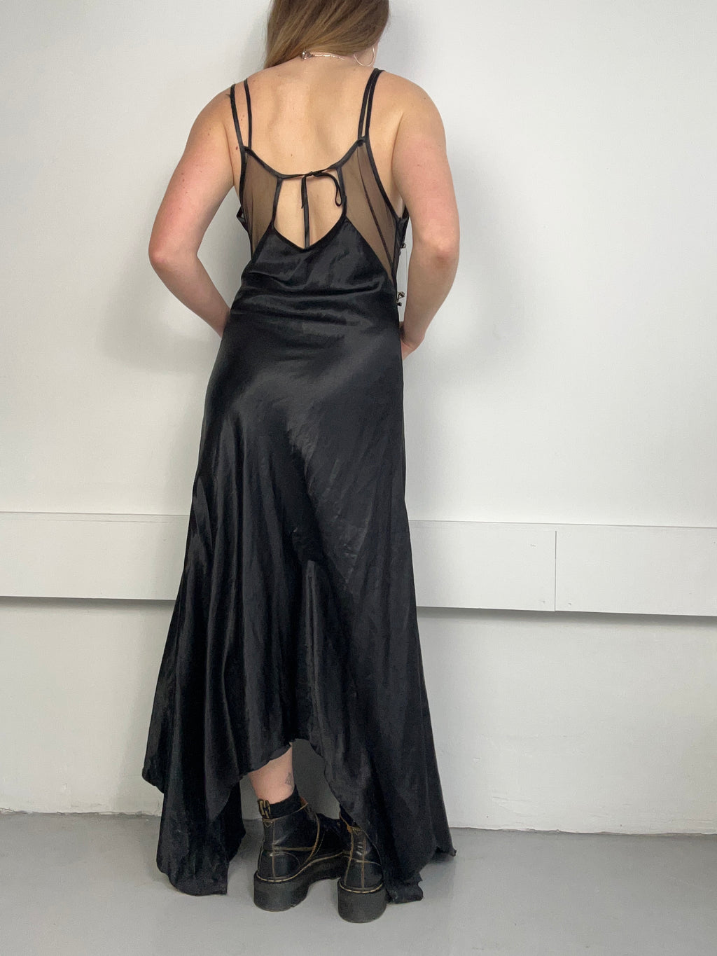 Black Embellished Slip Dress Size 10