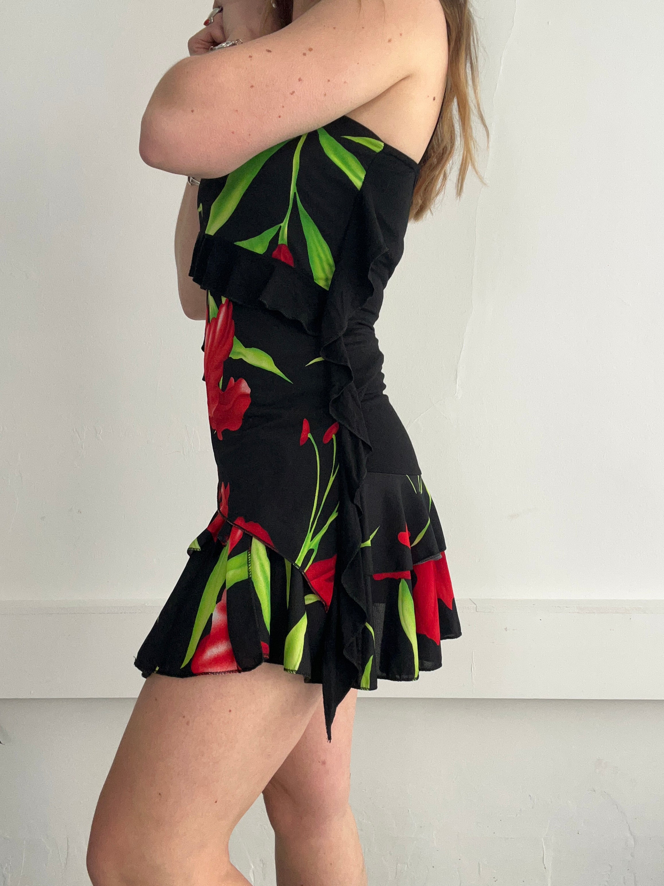 Flroal Ruffle Two piece Set Size 10
