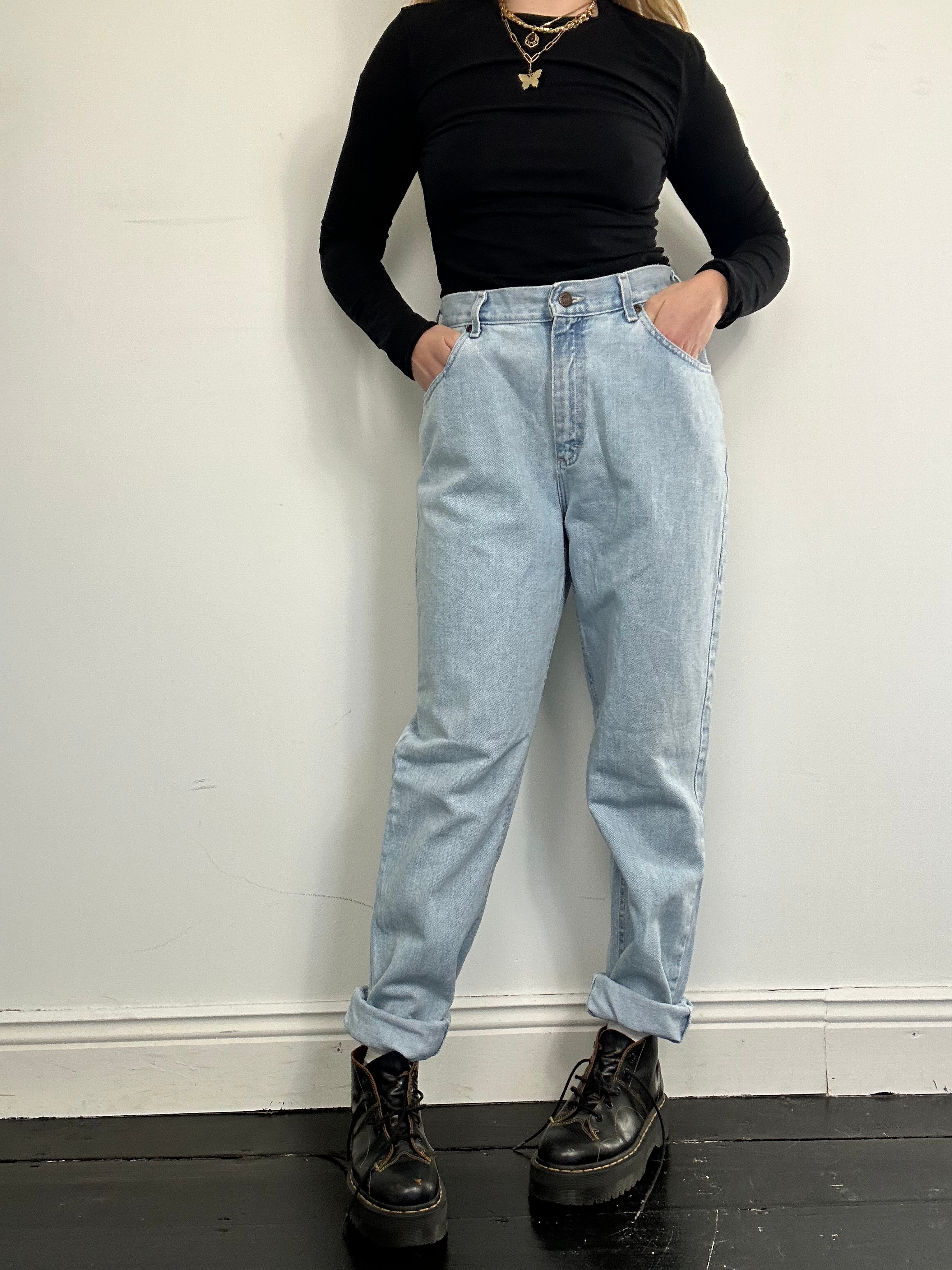 Lee high Waisted jeans Size 31" Waist Long leg