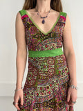 Mesh Flroal Mini Dress Size 12