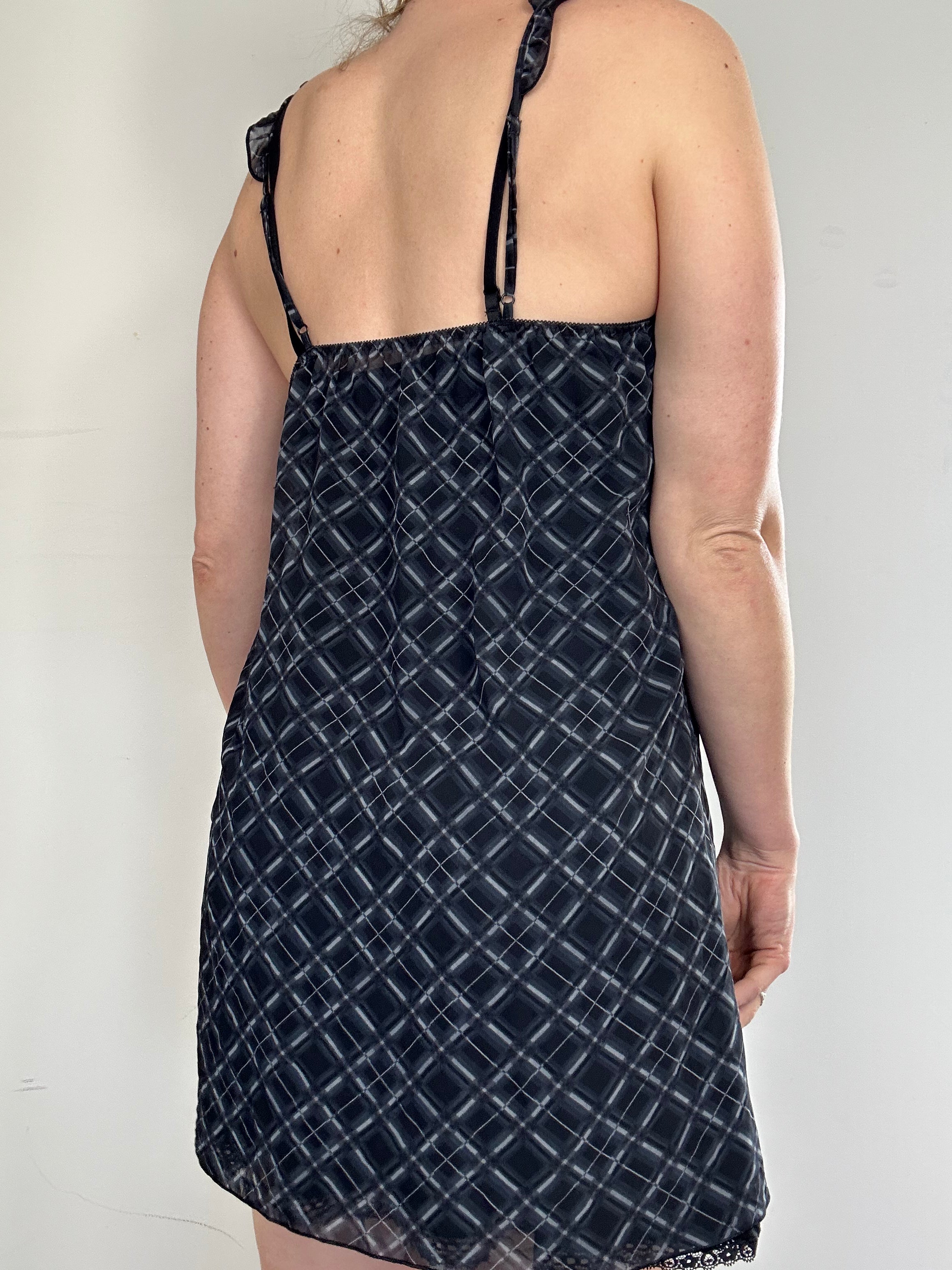 Tartan Mesh Tartan mini Dress Size 10