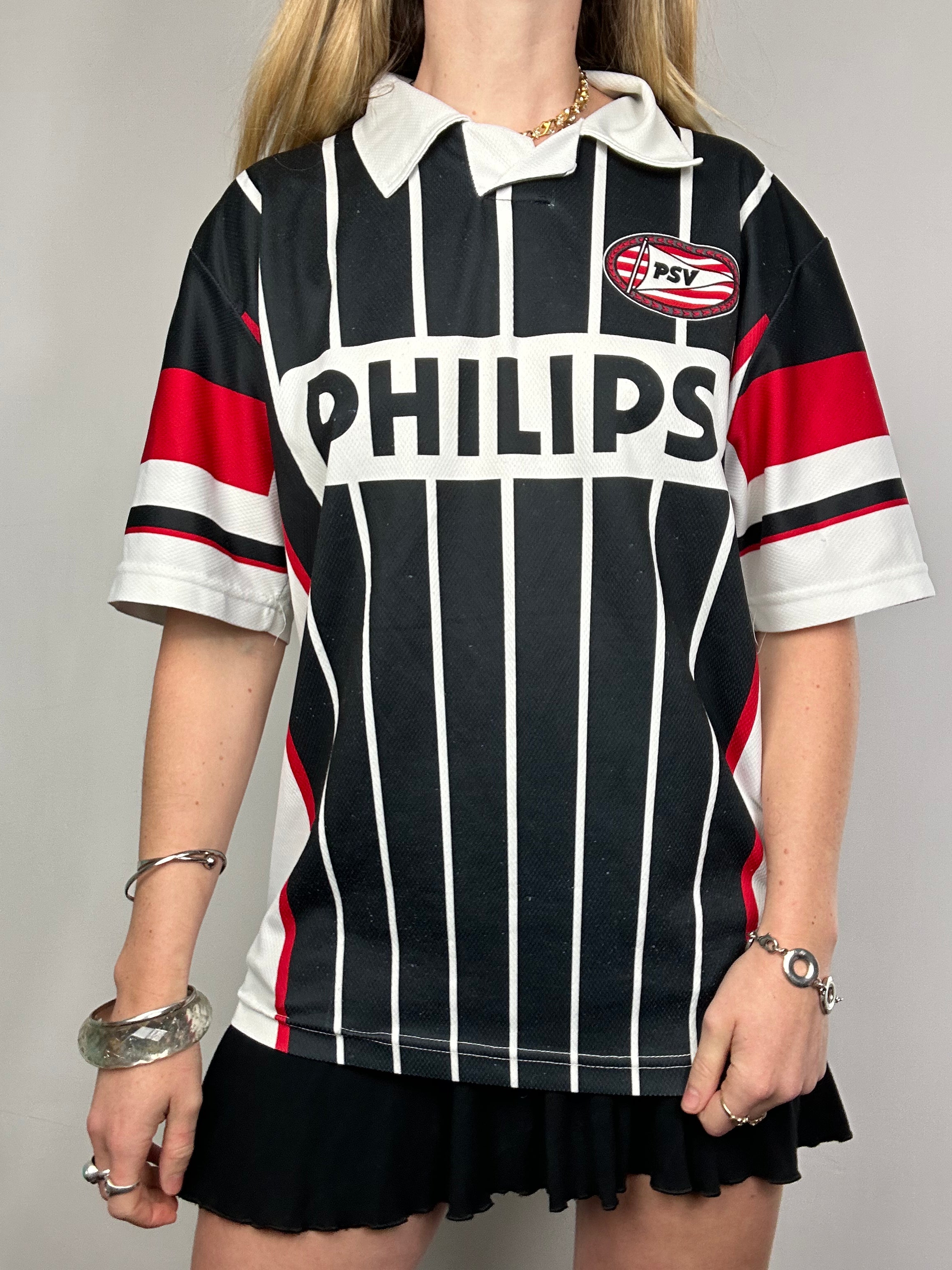 Philips PSV Striped 90's Jersey Size M
