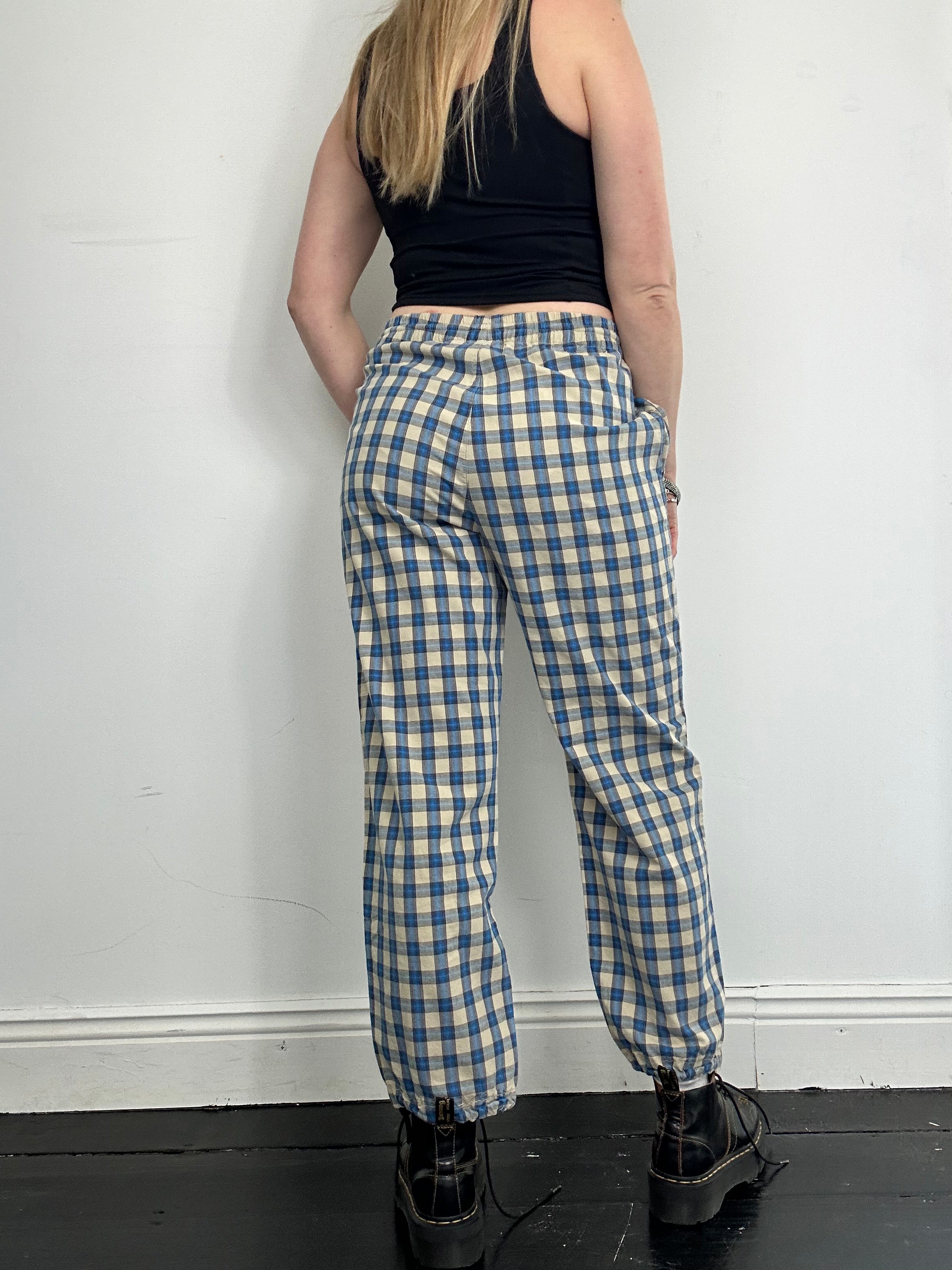 Think Pink Tartan Rock Climbing Pants Size 10