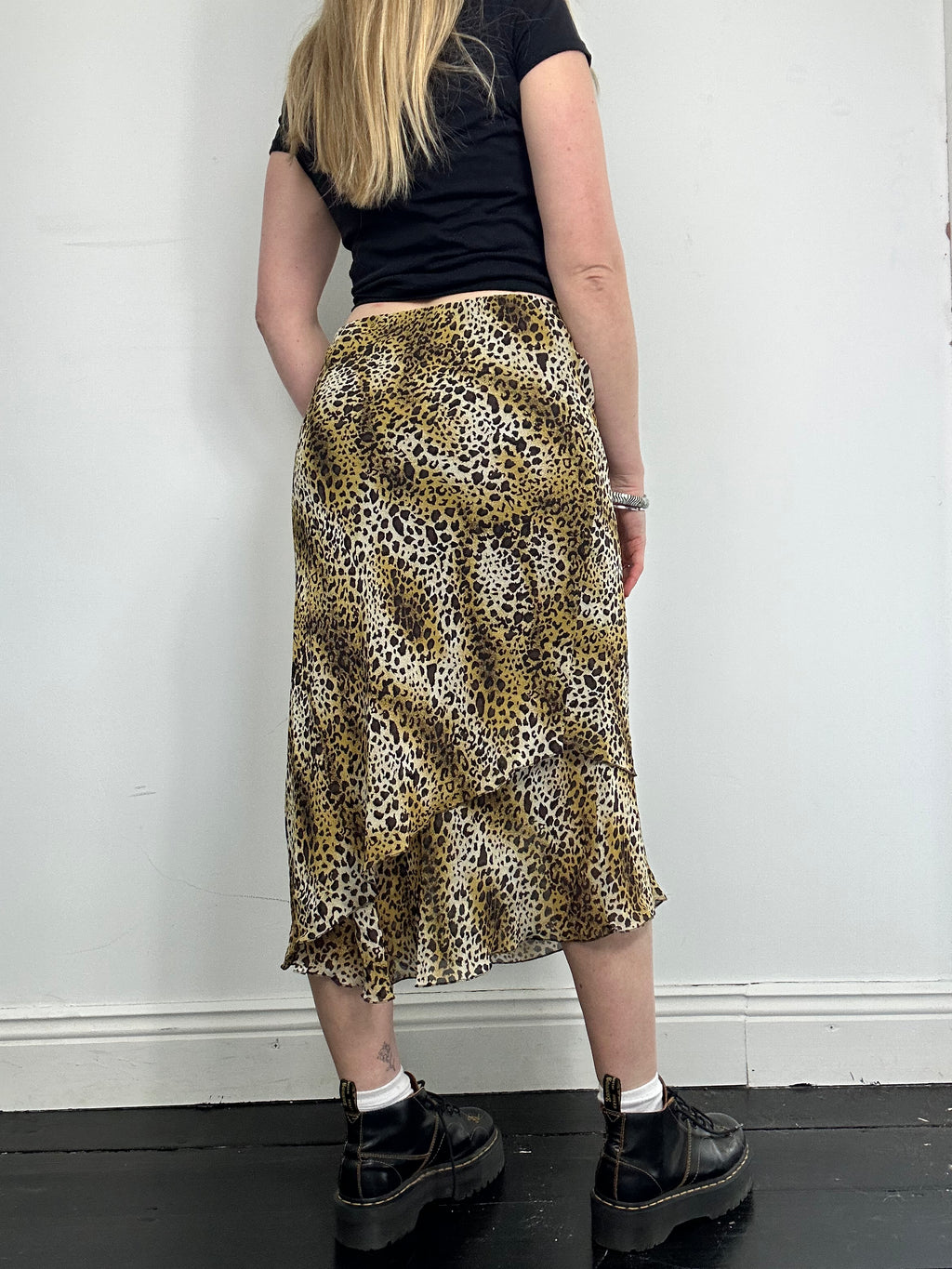 Chiffon Animal Print Skirt Size 8/10