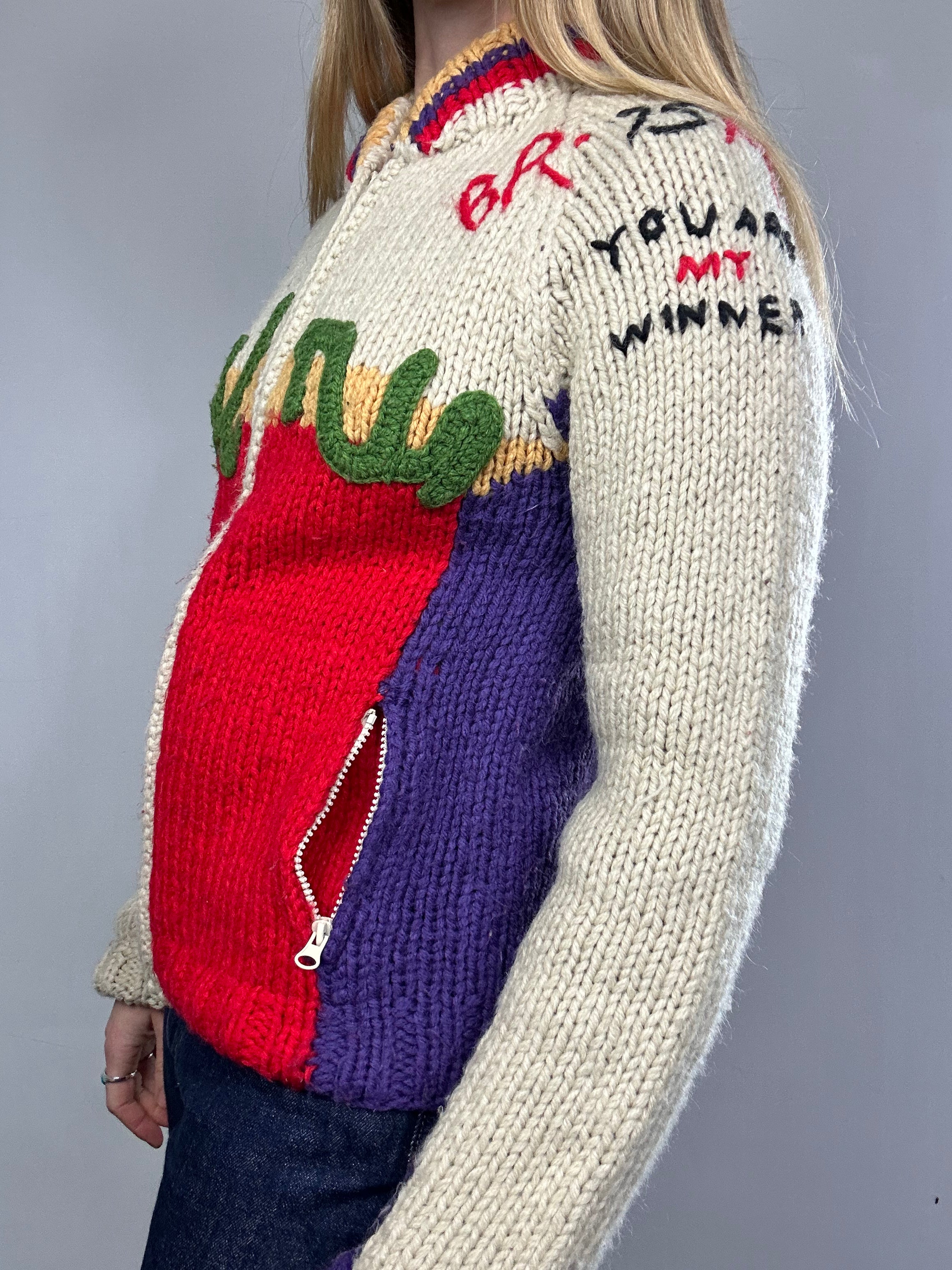 Be Caarful Guru Knit Cardigan Size 10