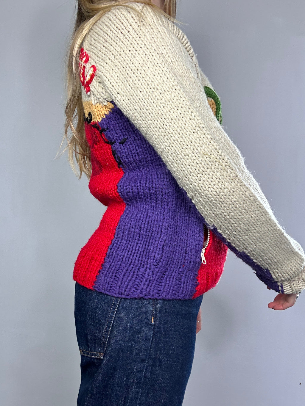 Be Caarful Guru Knit Cardigan Size 10