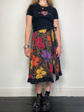 Floral Wrap Skirt Size 8