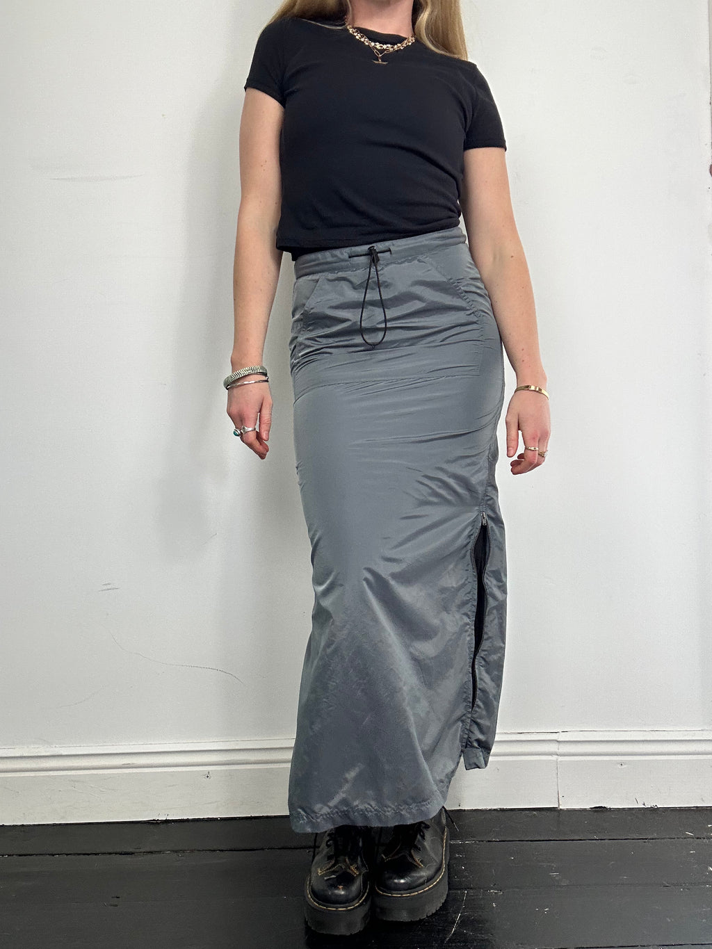 Y2k Nylon Skirt Size 8