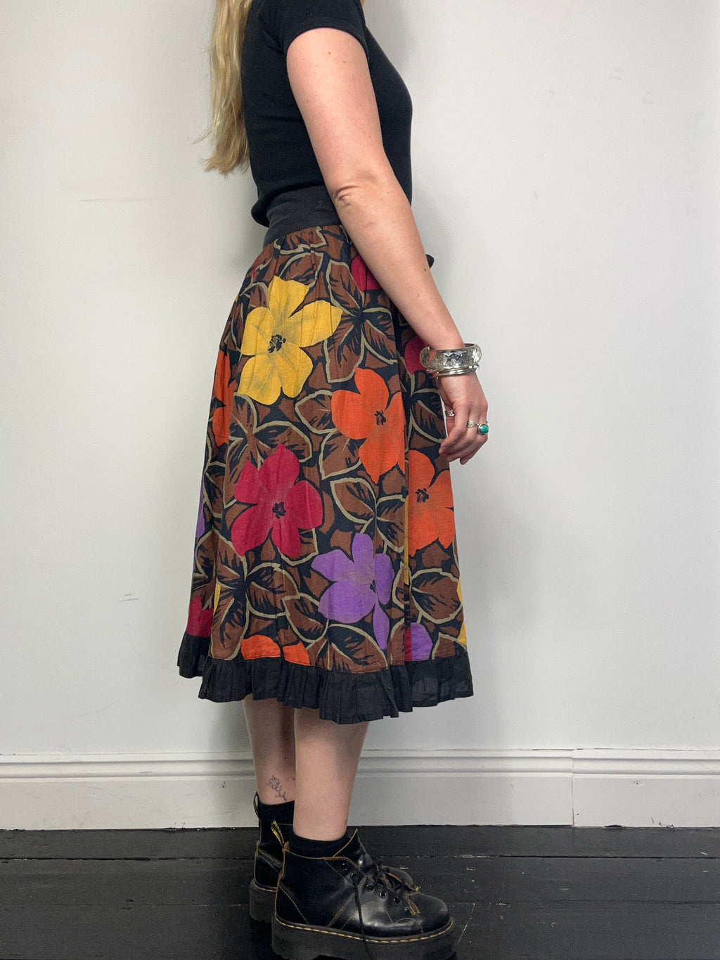 Floral Wrap Skirt Size 8