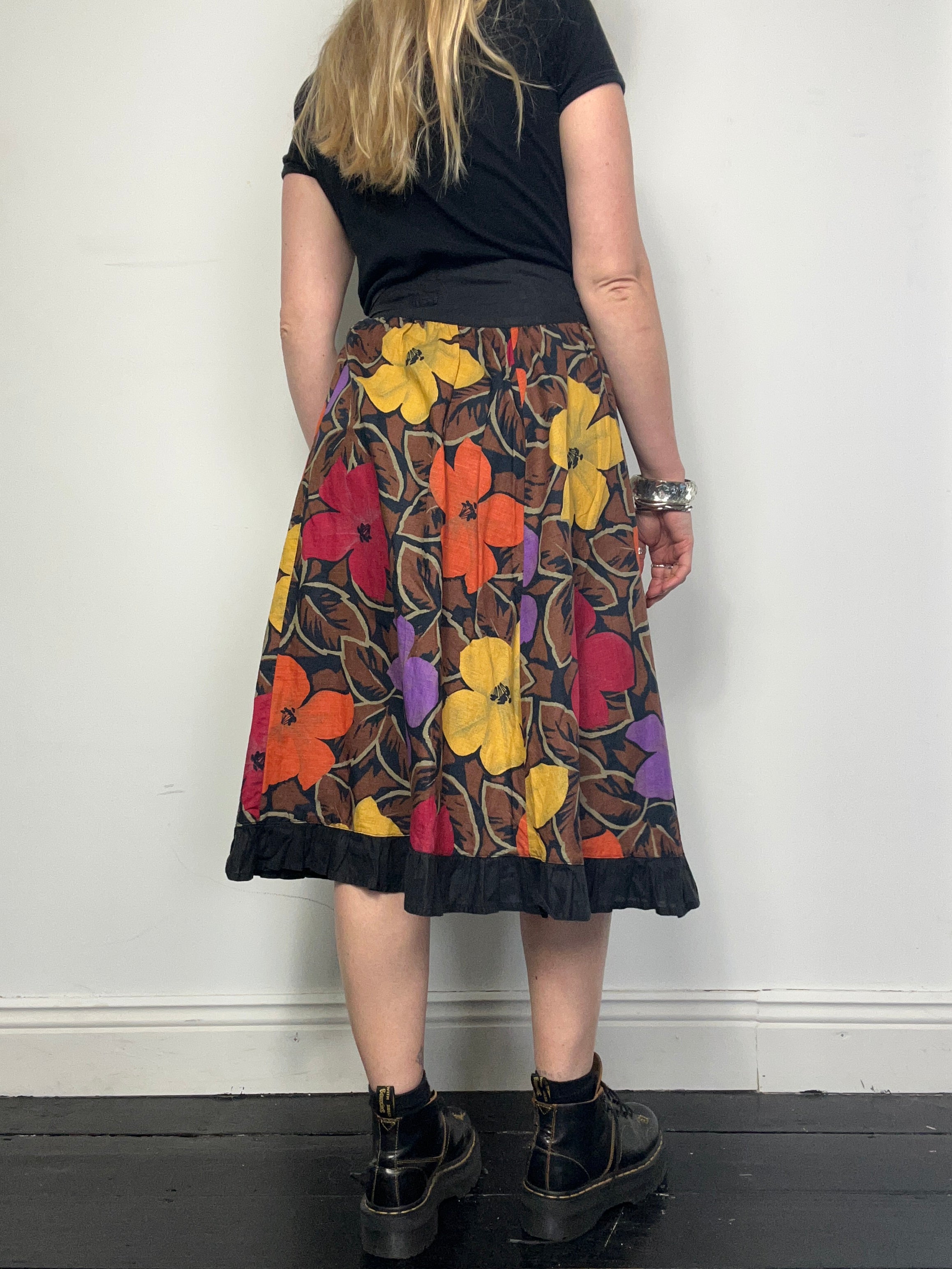 Floral Wrap Skirt Size 8