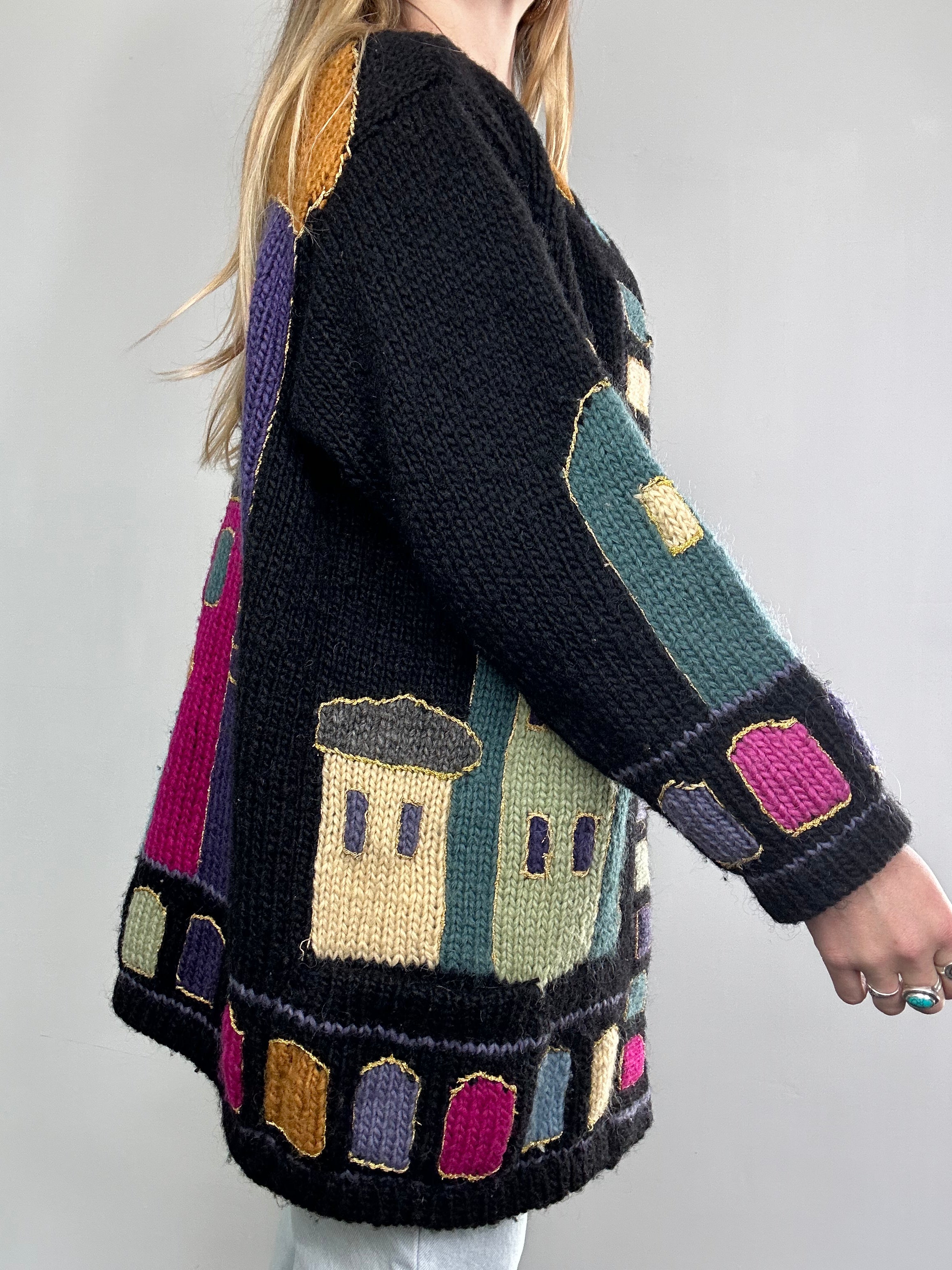 80's Sky Line Cardigan Size 12/14