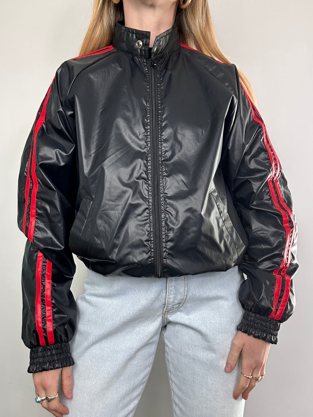Black Suzuki Bomber Jacket Size 10