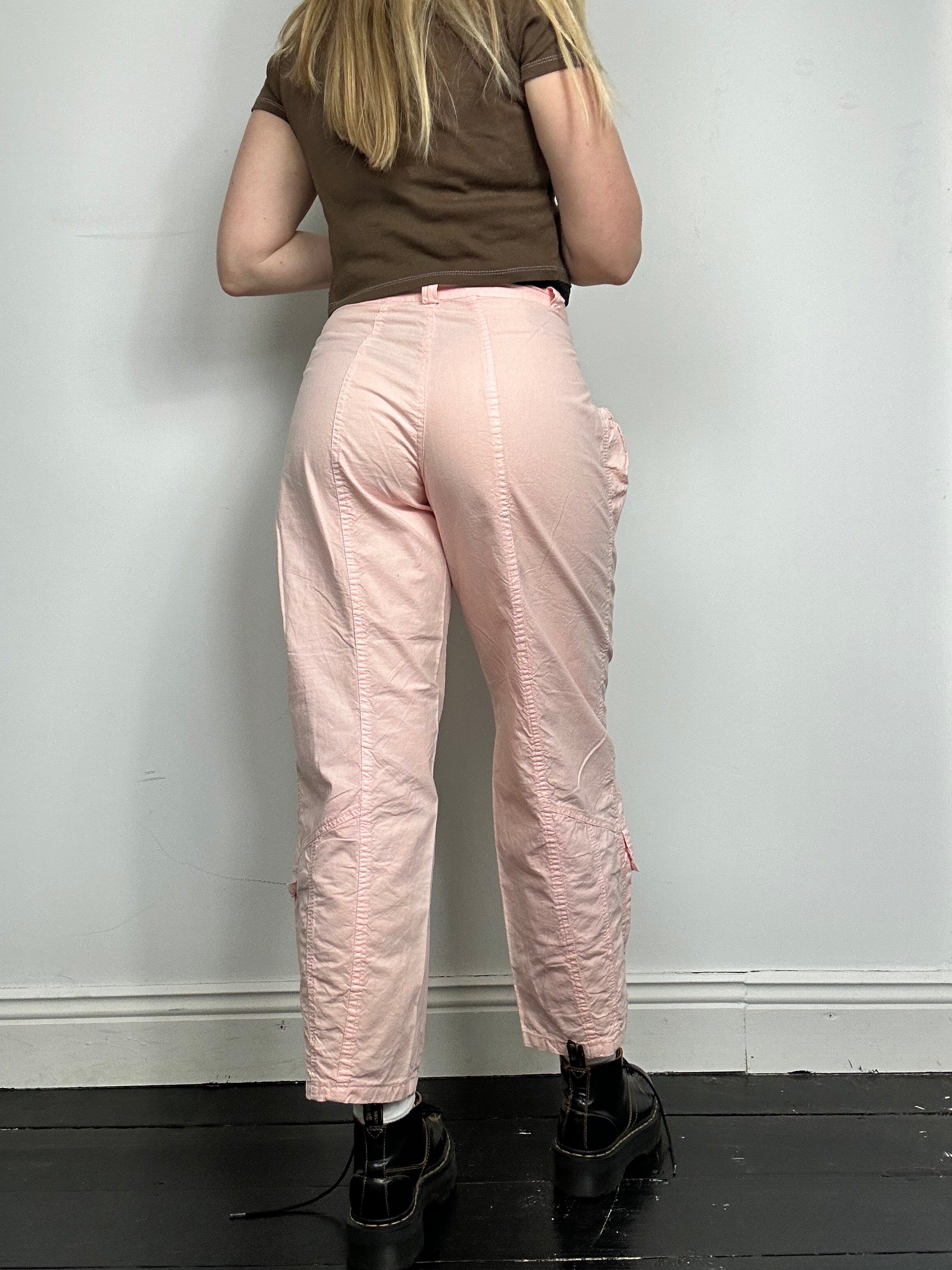 Baby pink Cargo Pants Size 8