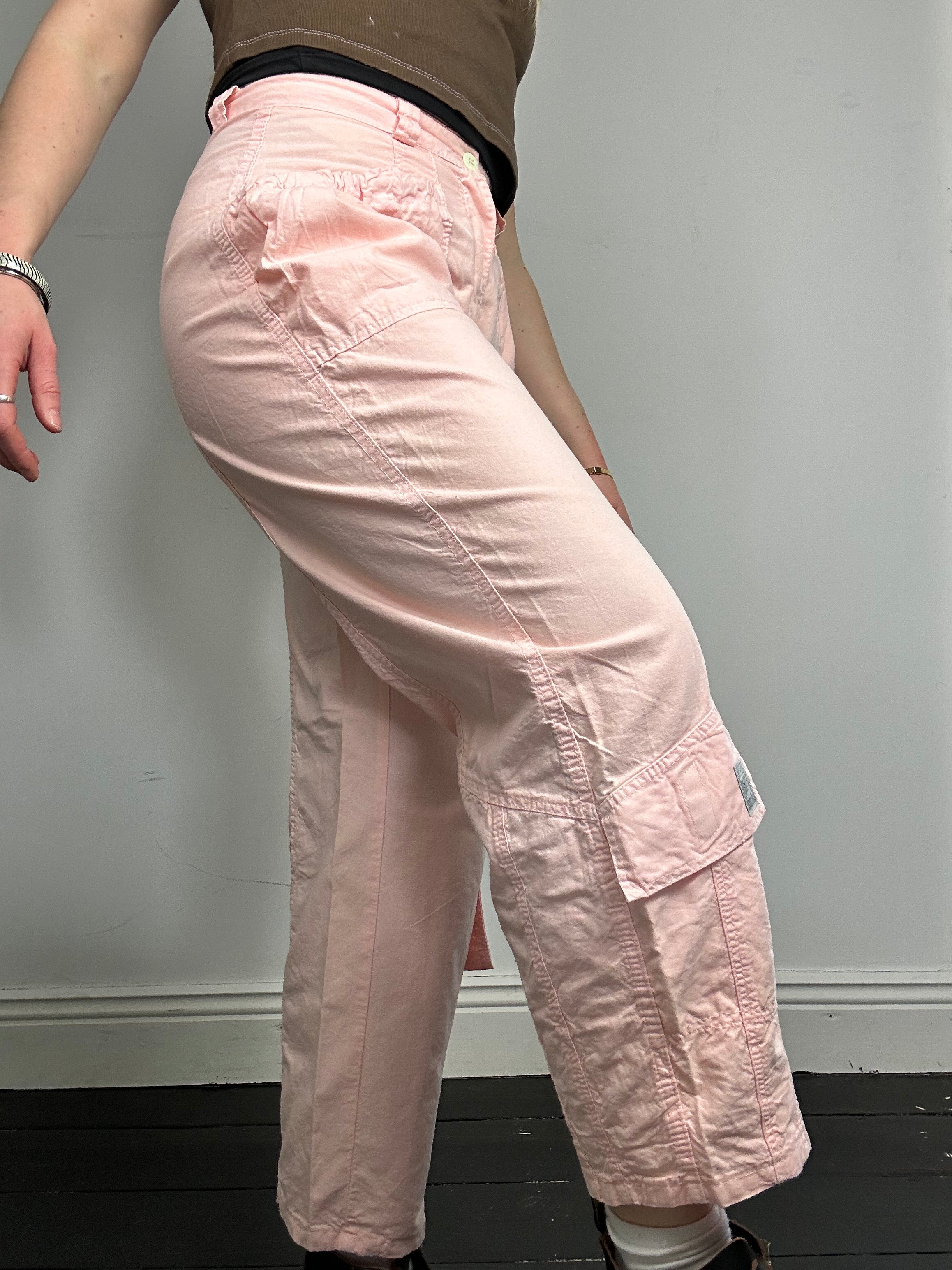 Baby pink Cargo Pants Size 8