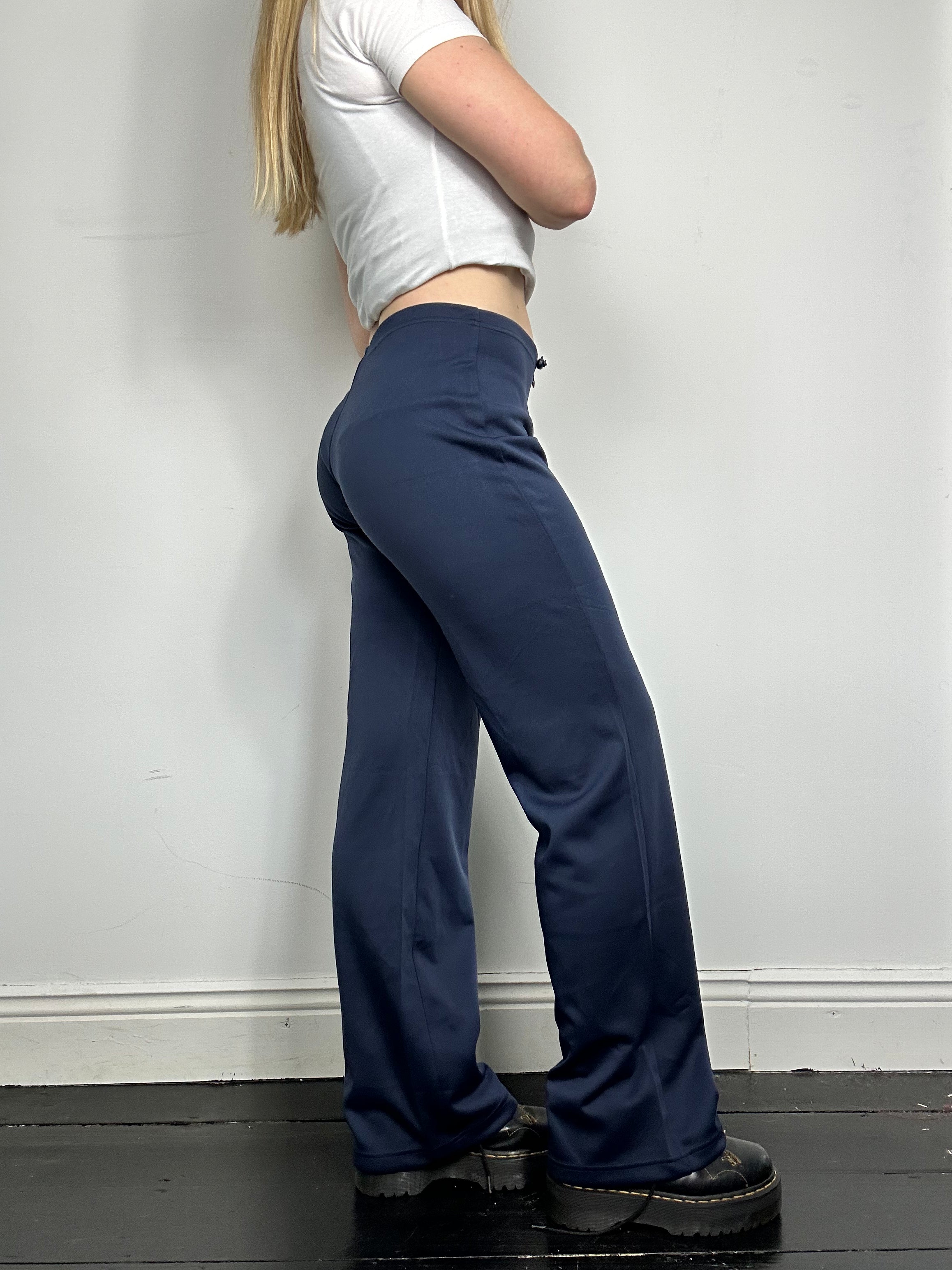 Asics Navy Flares Size 10