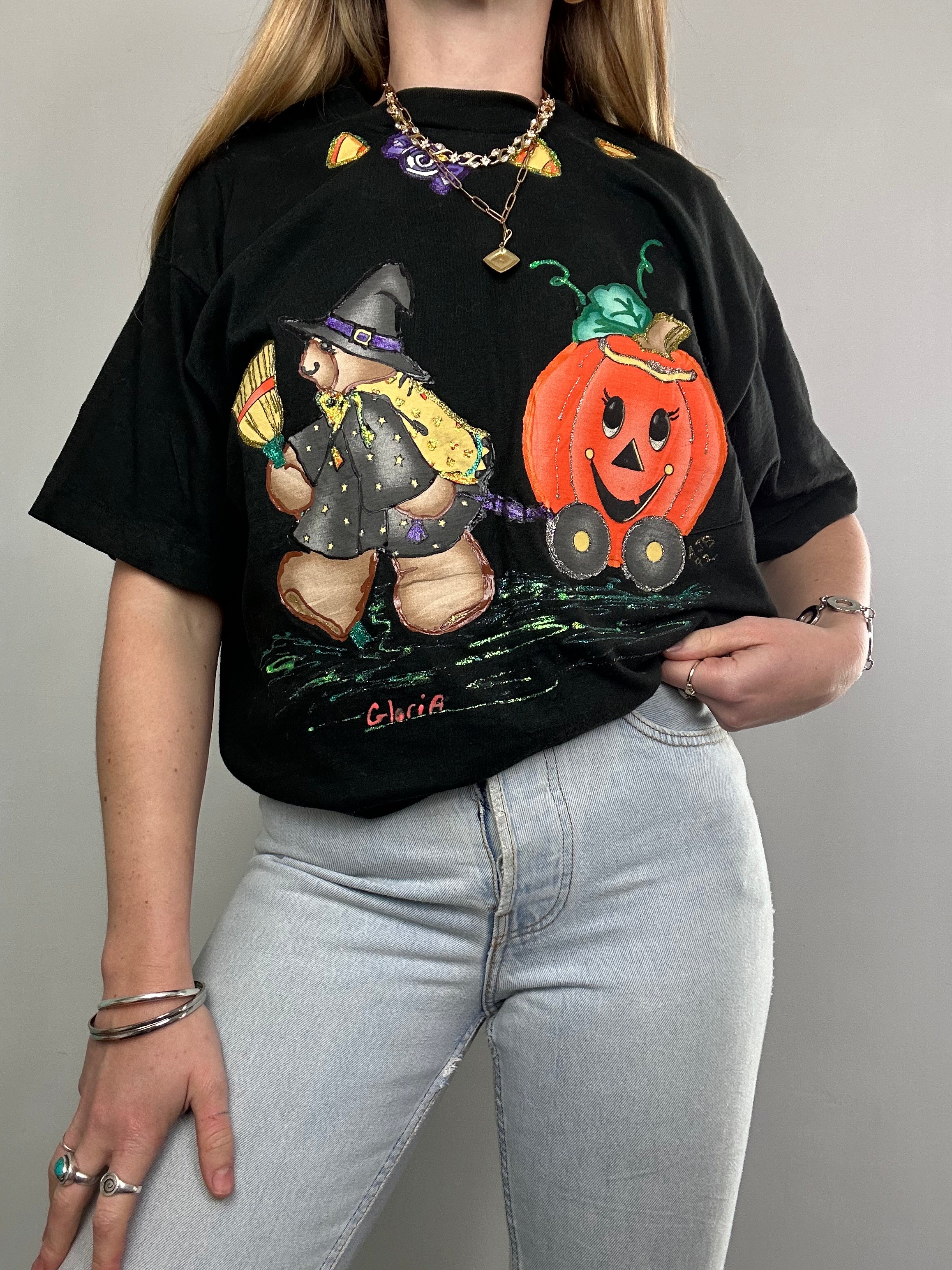 Halloween Pumpkin Tee Size XL