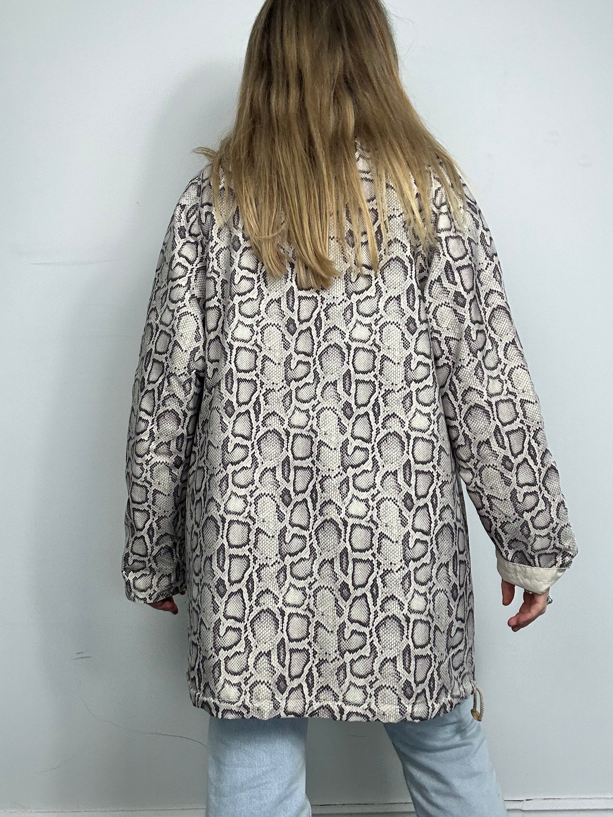 Snake Skin Reversible Jacket Size 14