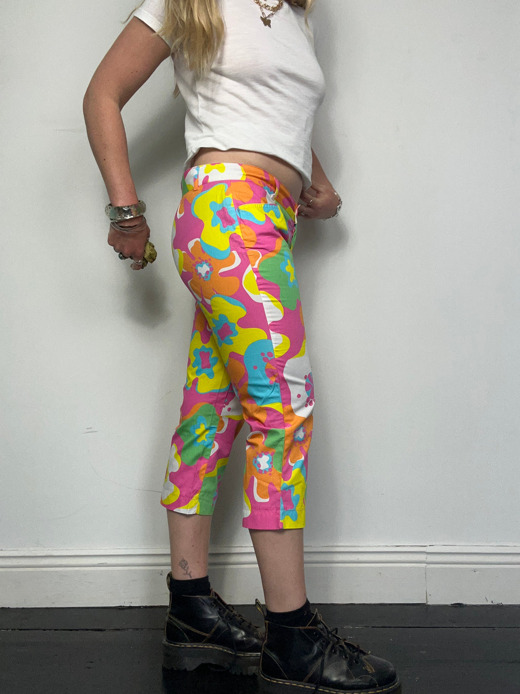 Floral 00's Capri Pants size 10