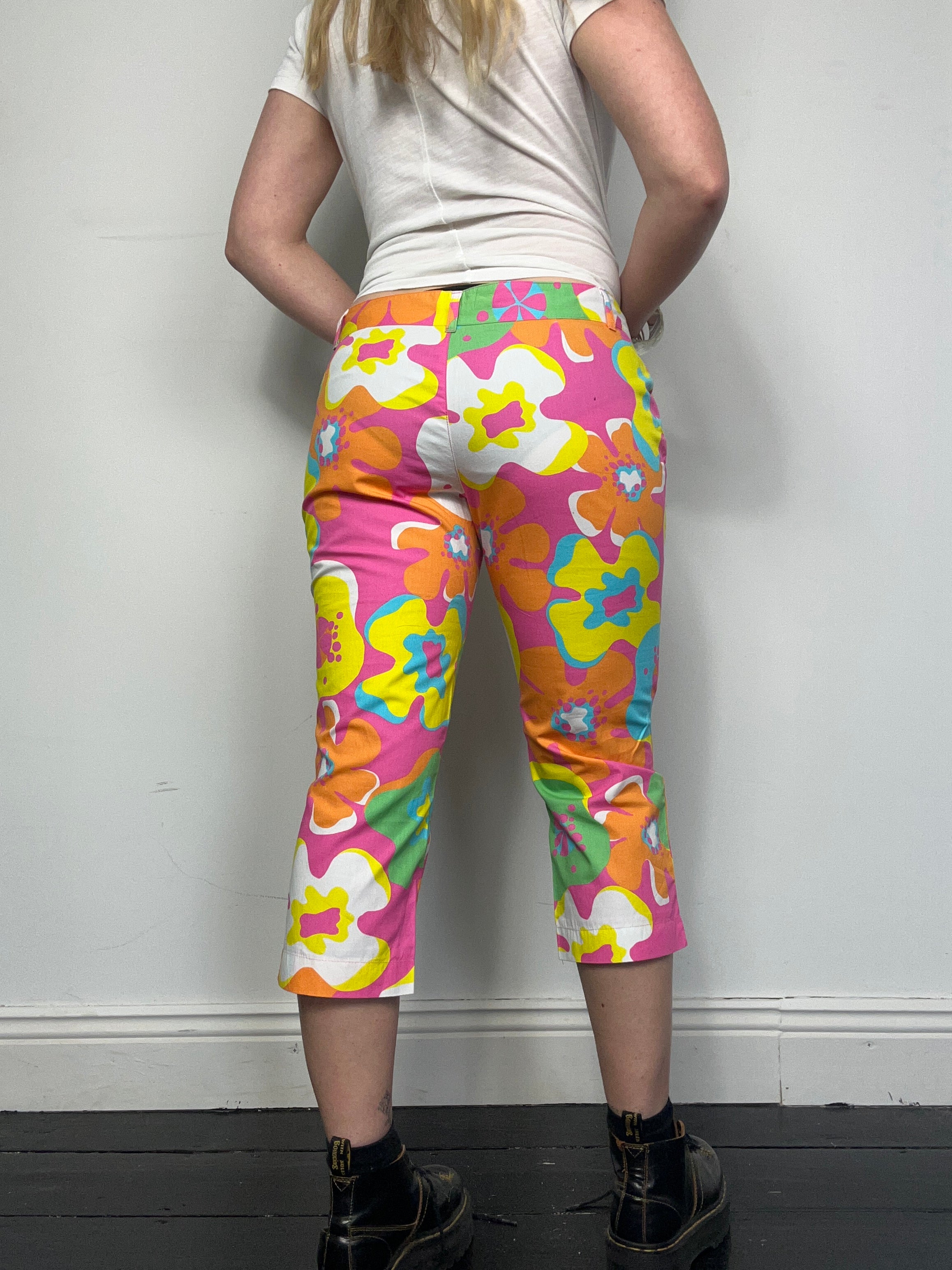 Floral 00's Capri Pants size 10