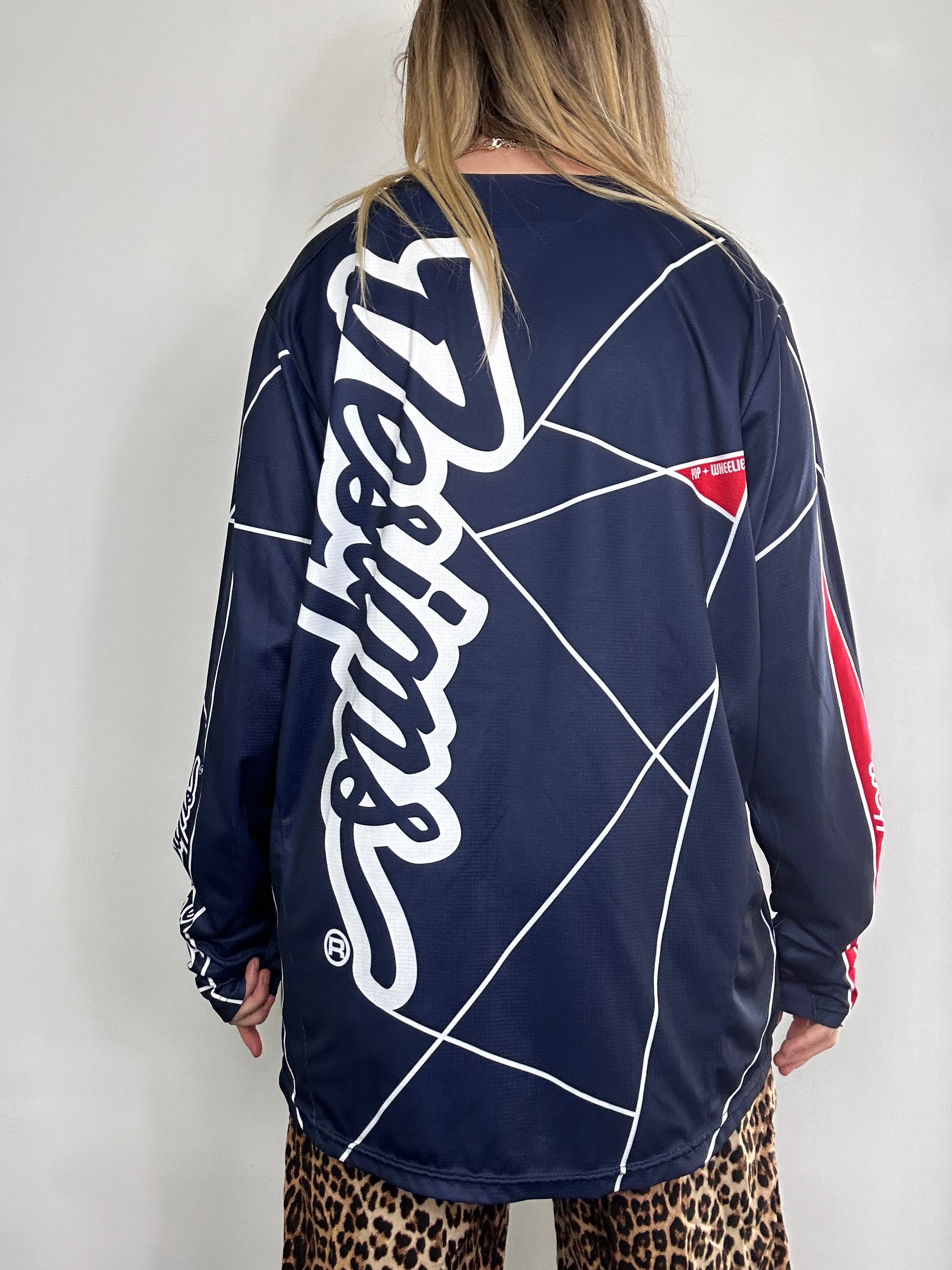 Navy Motorcross Jersey Size M