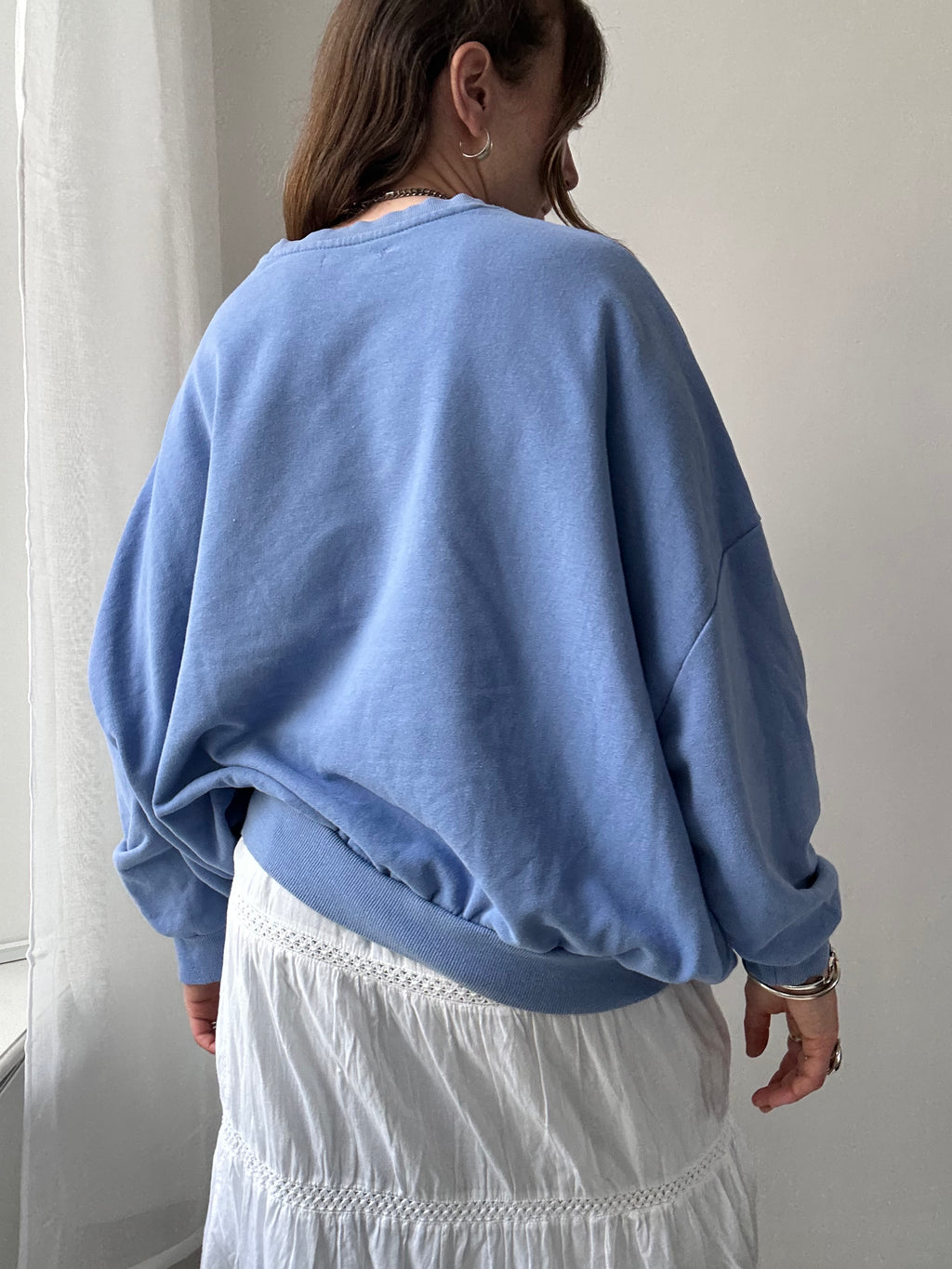 Spice Spiral Bbay Blue Sweater Size L/Xl