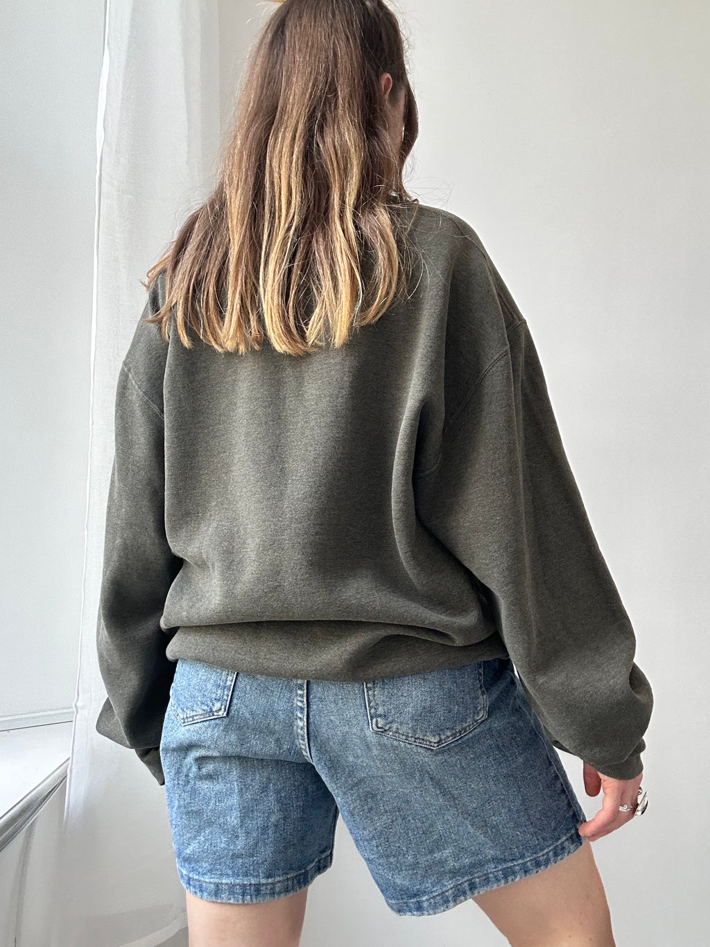 Spice Spiral Grey Sweater Size XL