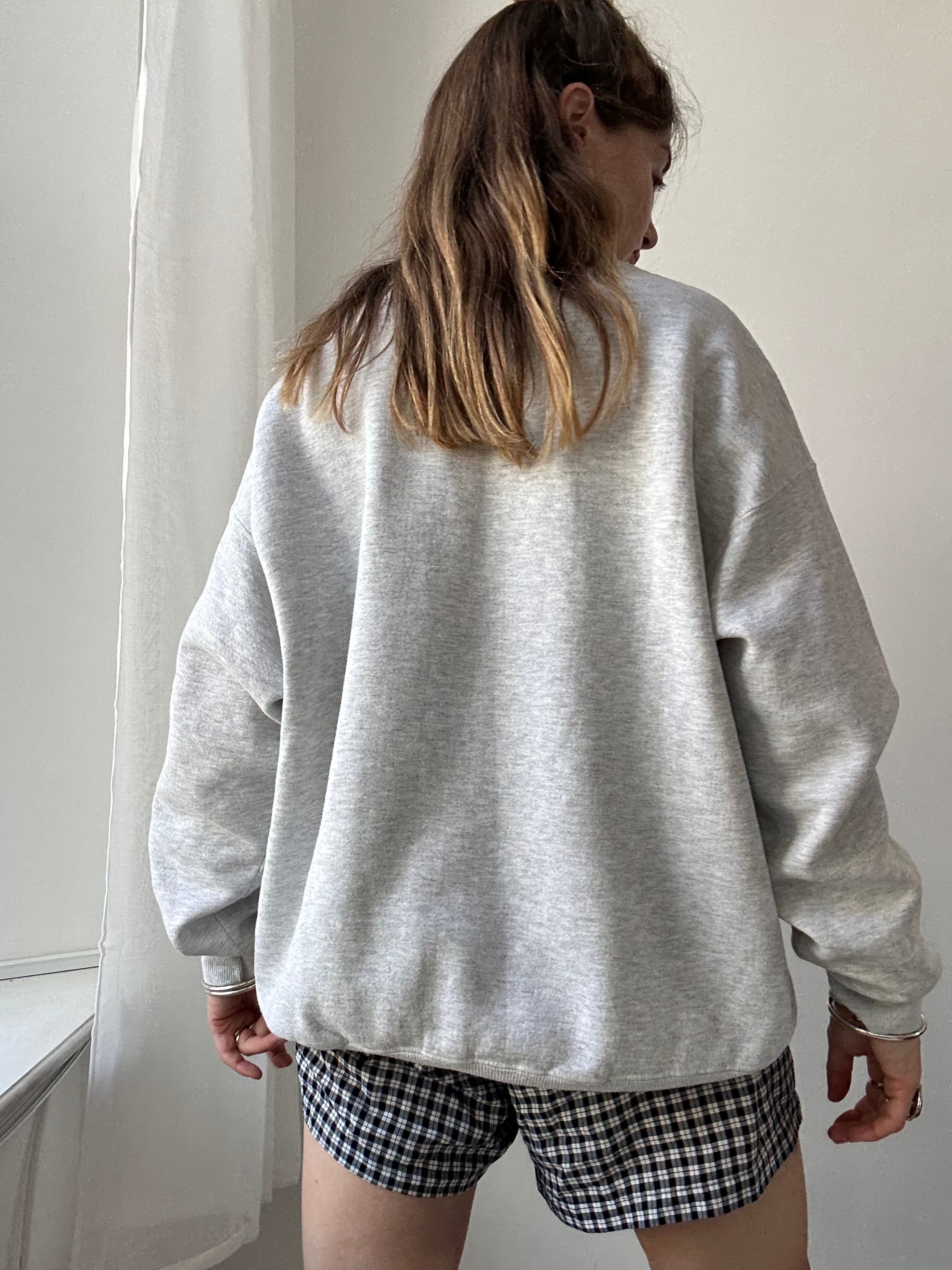 Grey Spice Spiral Sweater Size L