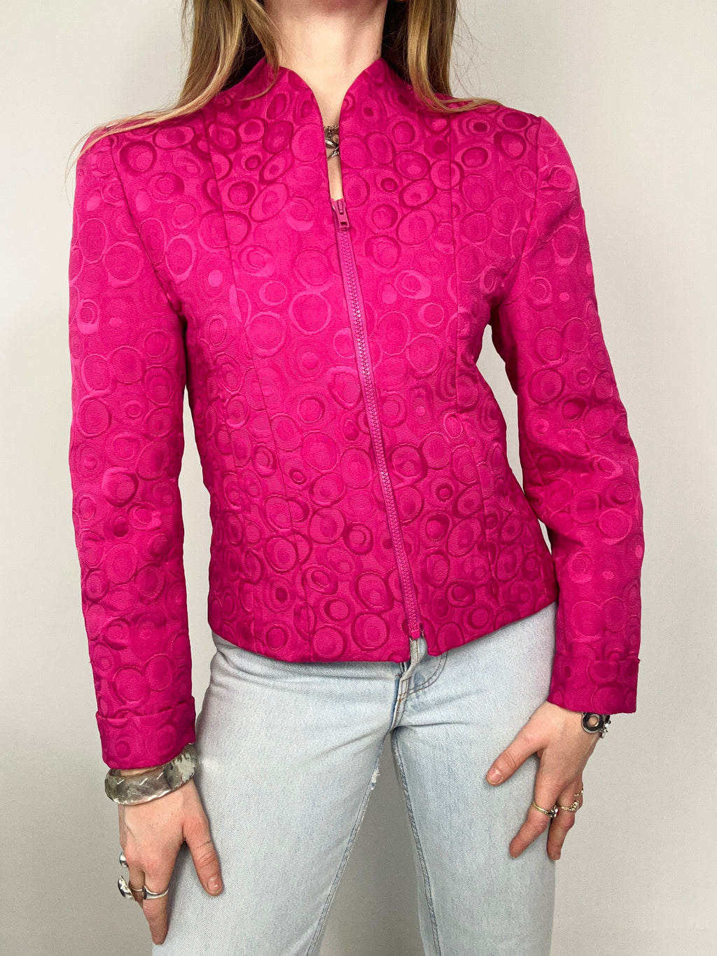 Pink 80's Jacket Size 8