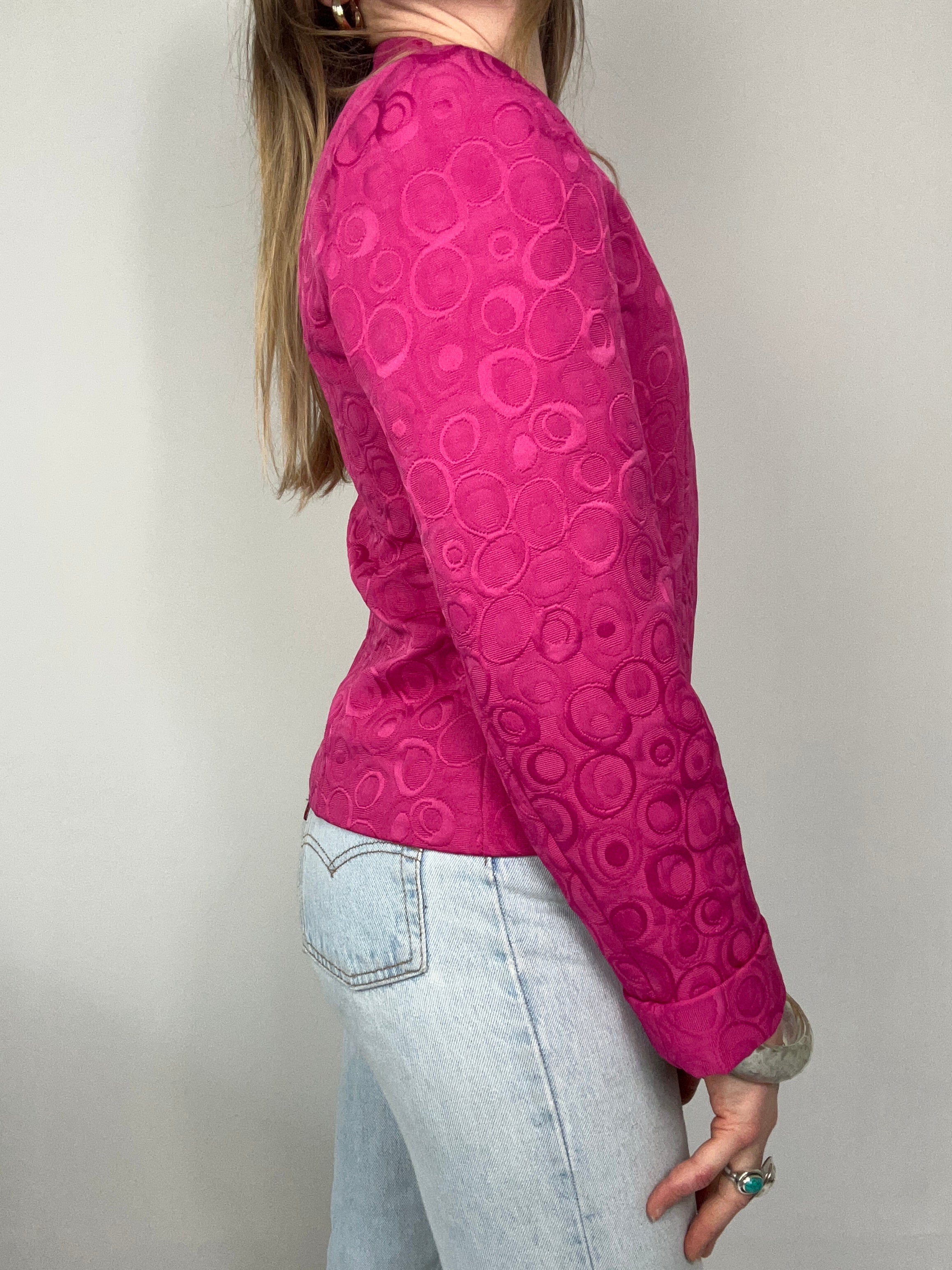 Pink 80's Jacket Size 8