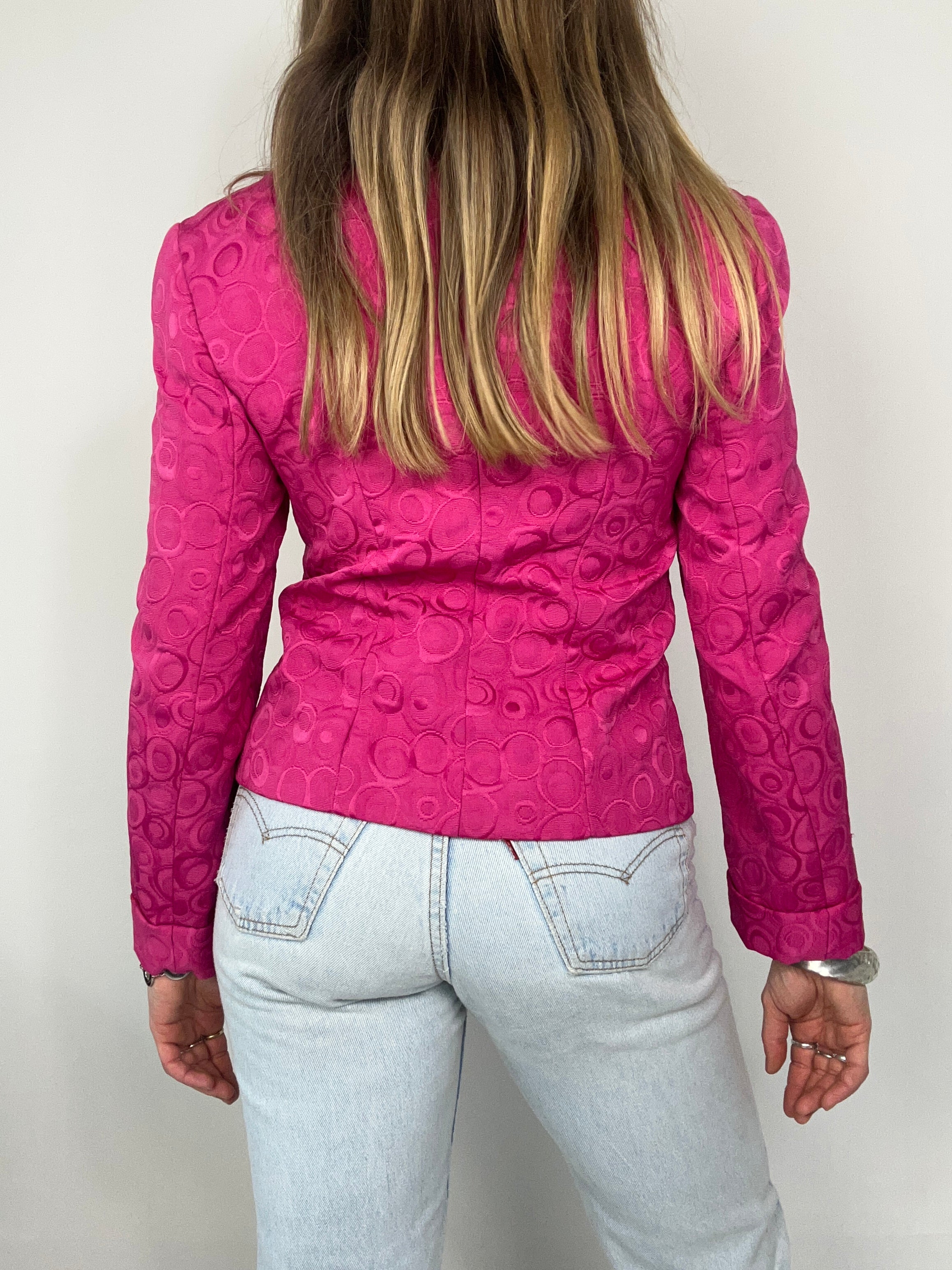 Pink 80's Jacket Size 8