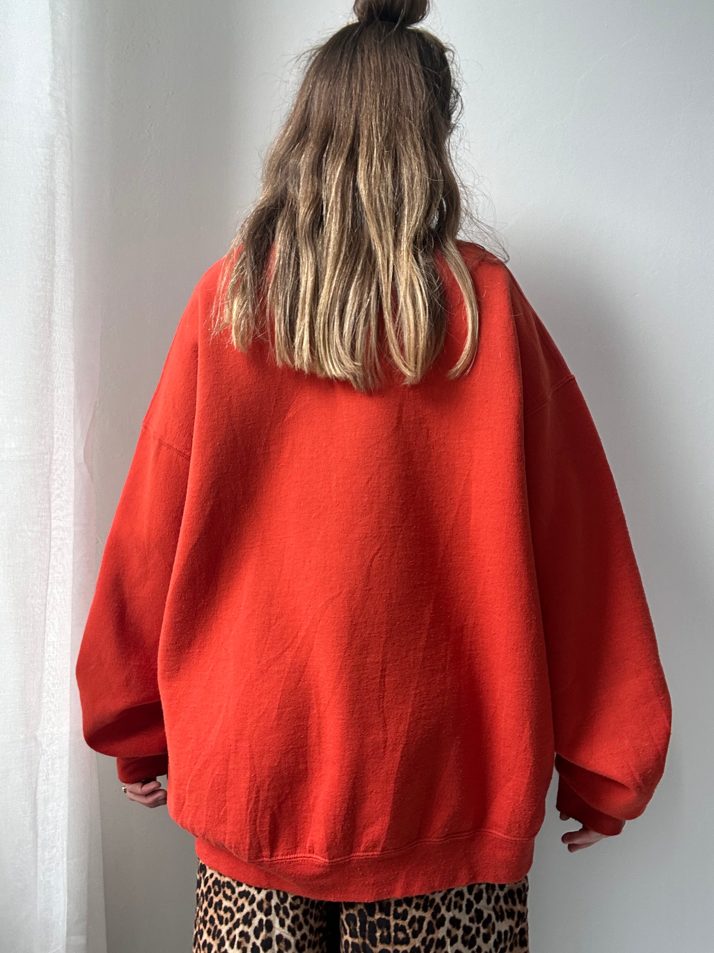 Orange Spice Spiral Sweater Size XL