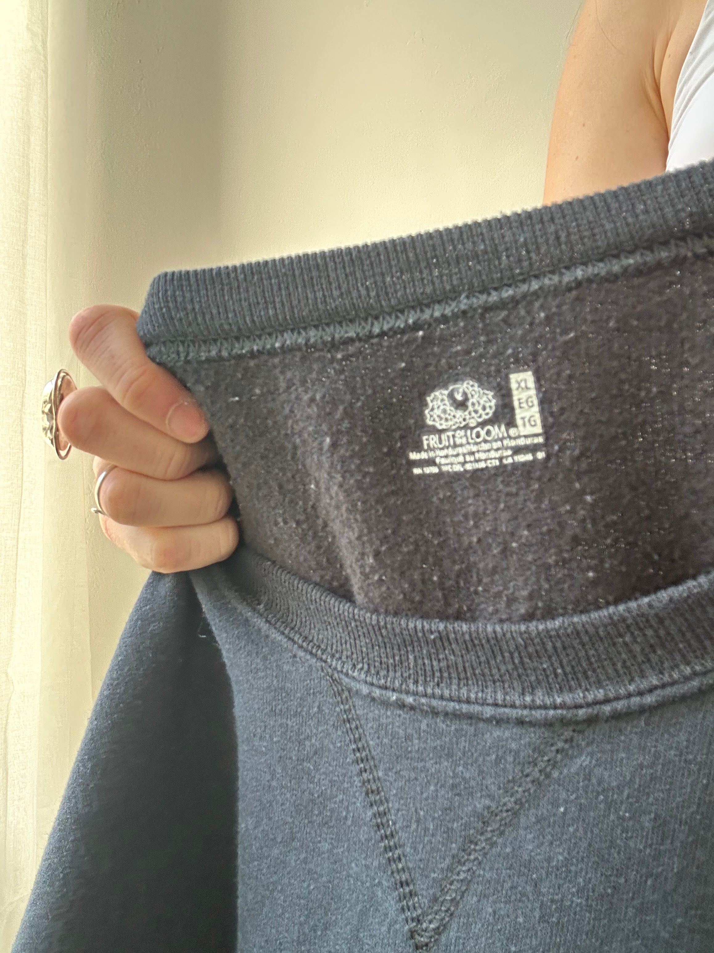 Navy Spice Spiral Sweater Size M/L