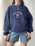 Navy Spice Spiral Sweater Size M