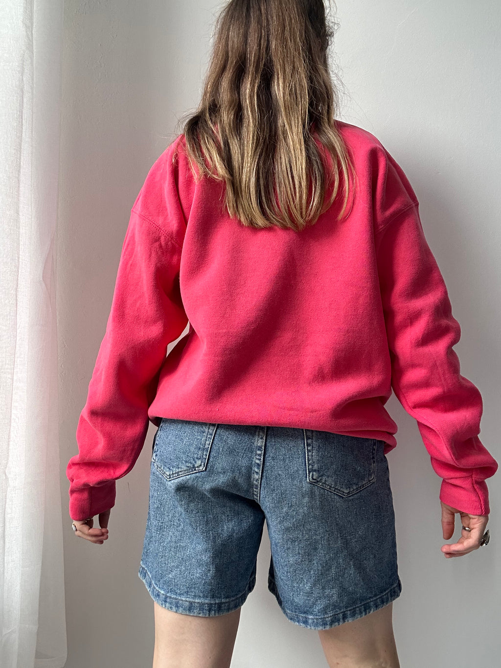 Pink Spice Spiral Sweater Size M