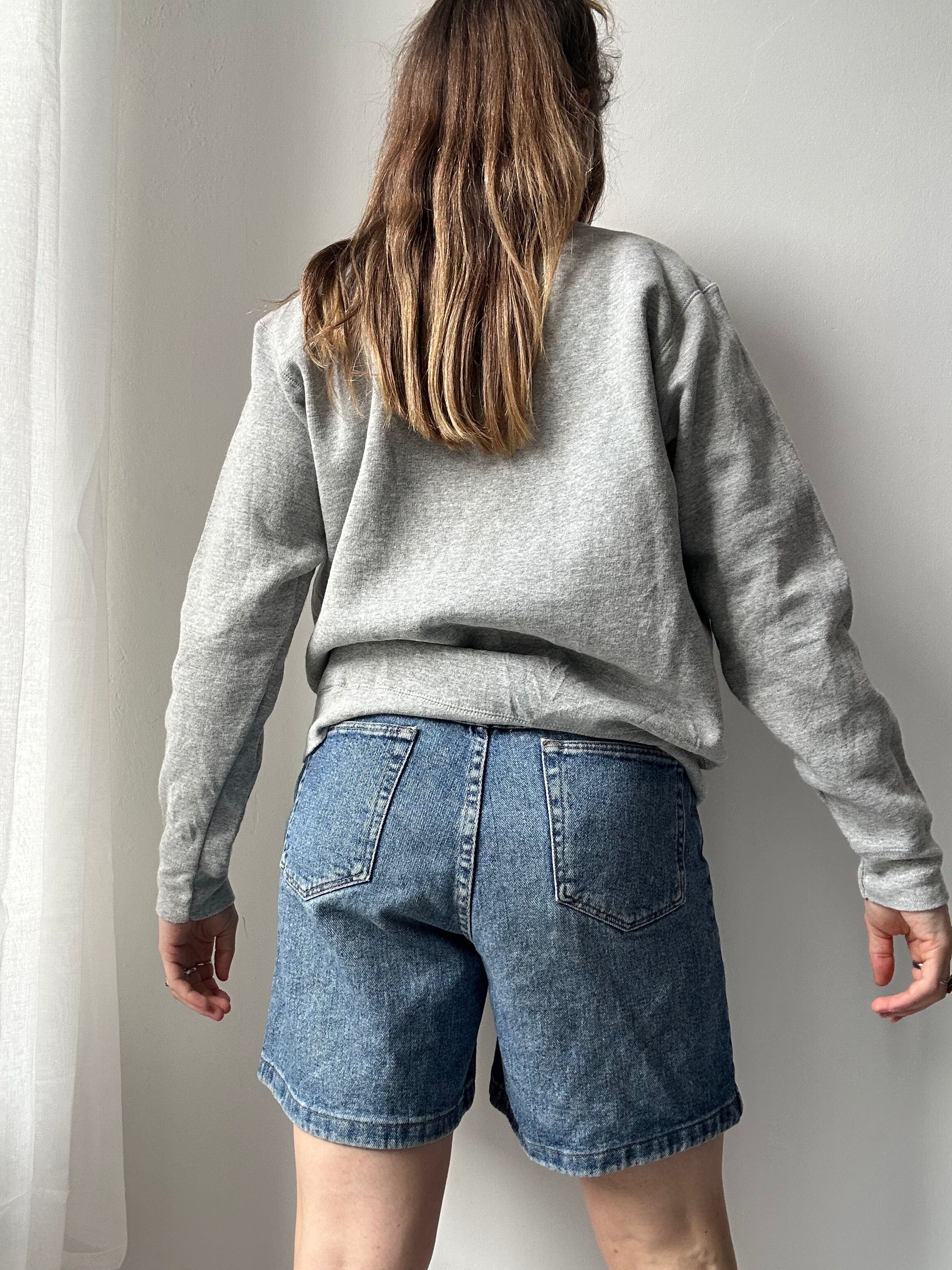 Grey Spice Spiral Sweater Size S