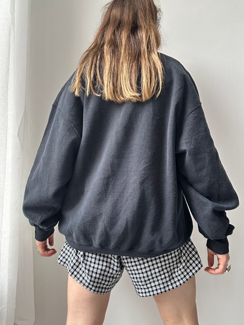 Black Spice Spiral Sweater Size L