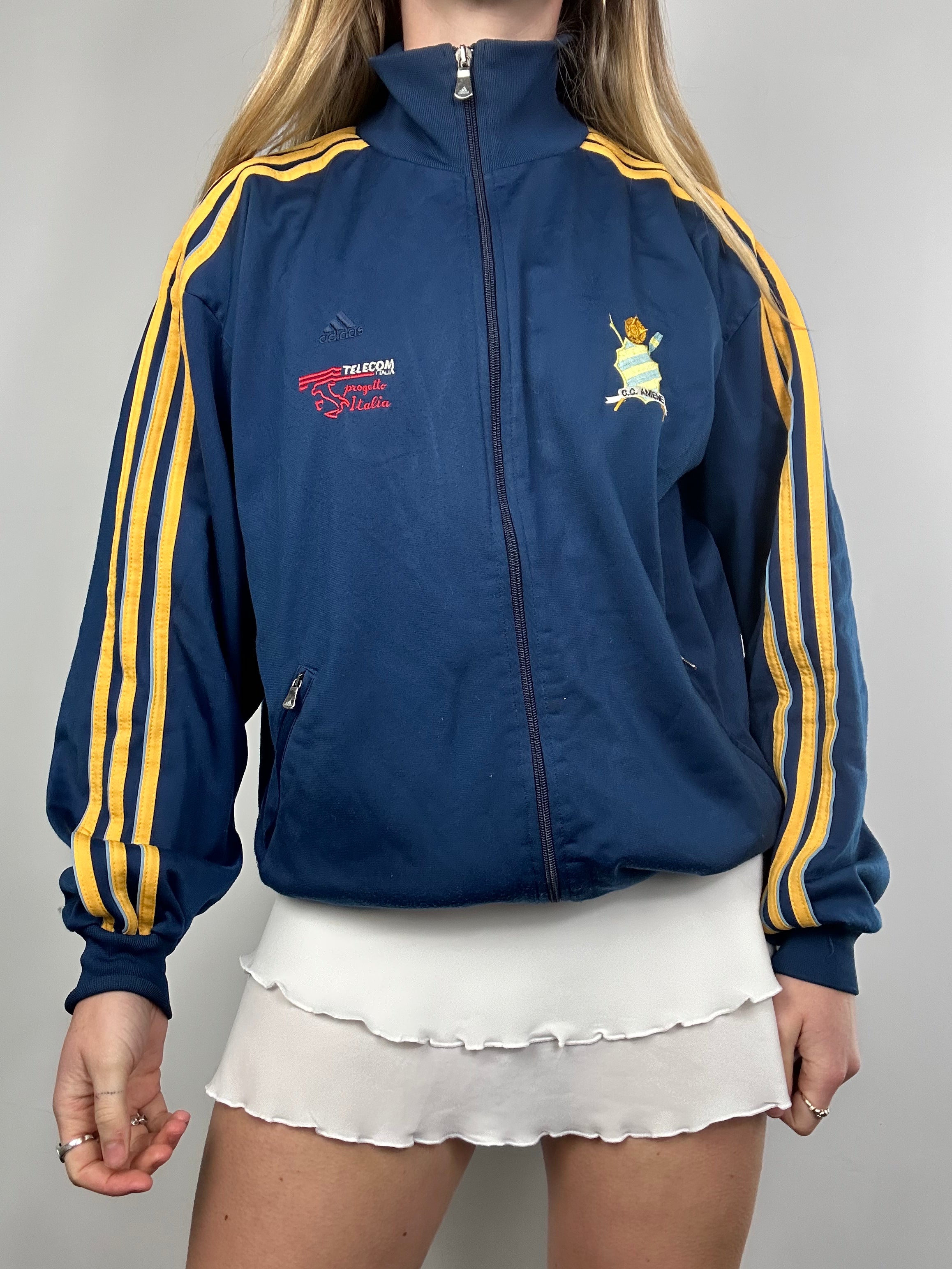 Adidas Navy Track jacket Size M