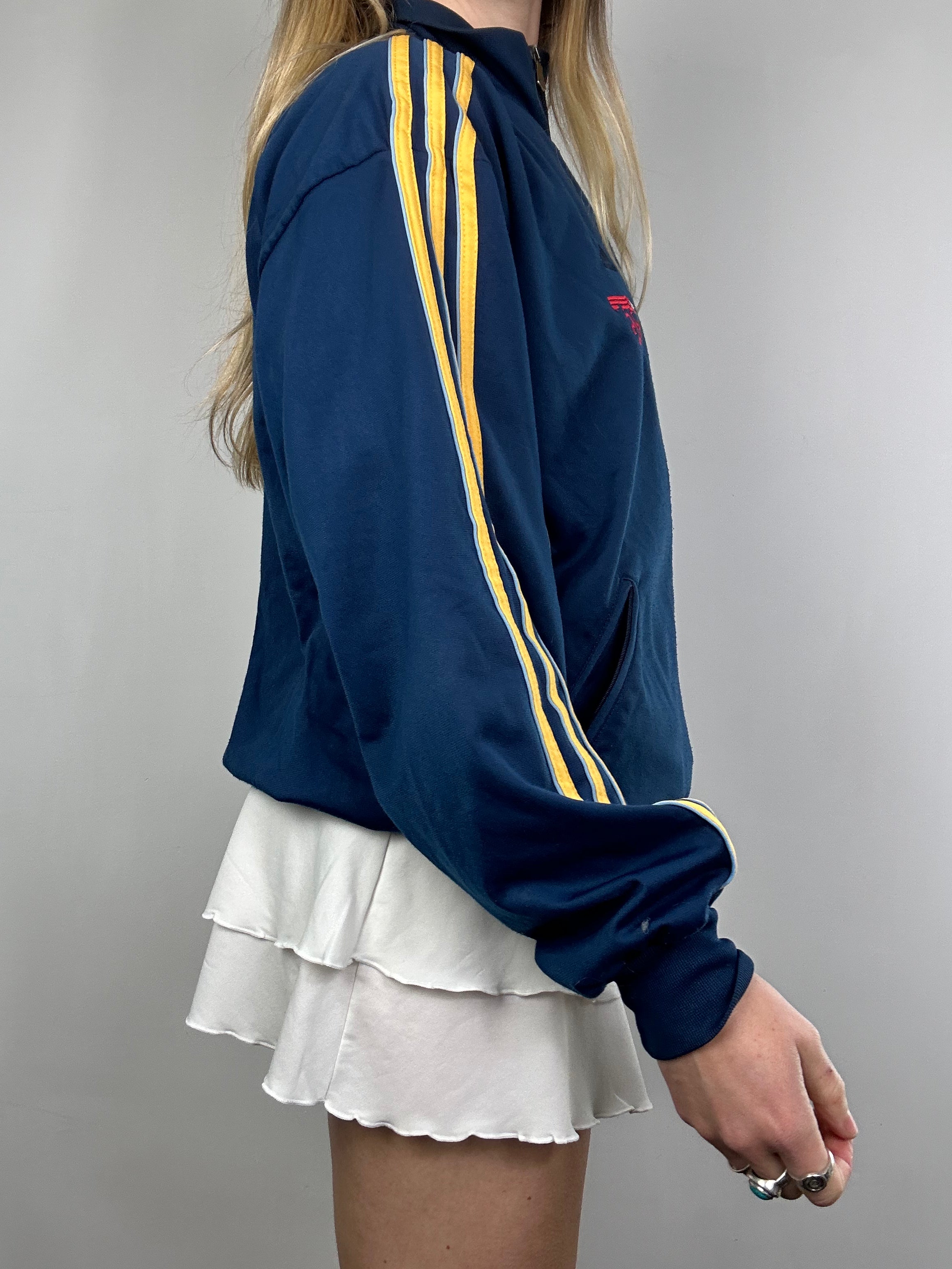 Adidas Navy Track jacket Size M