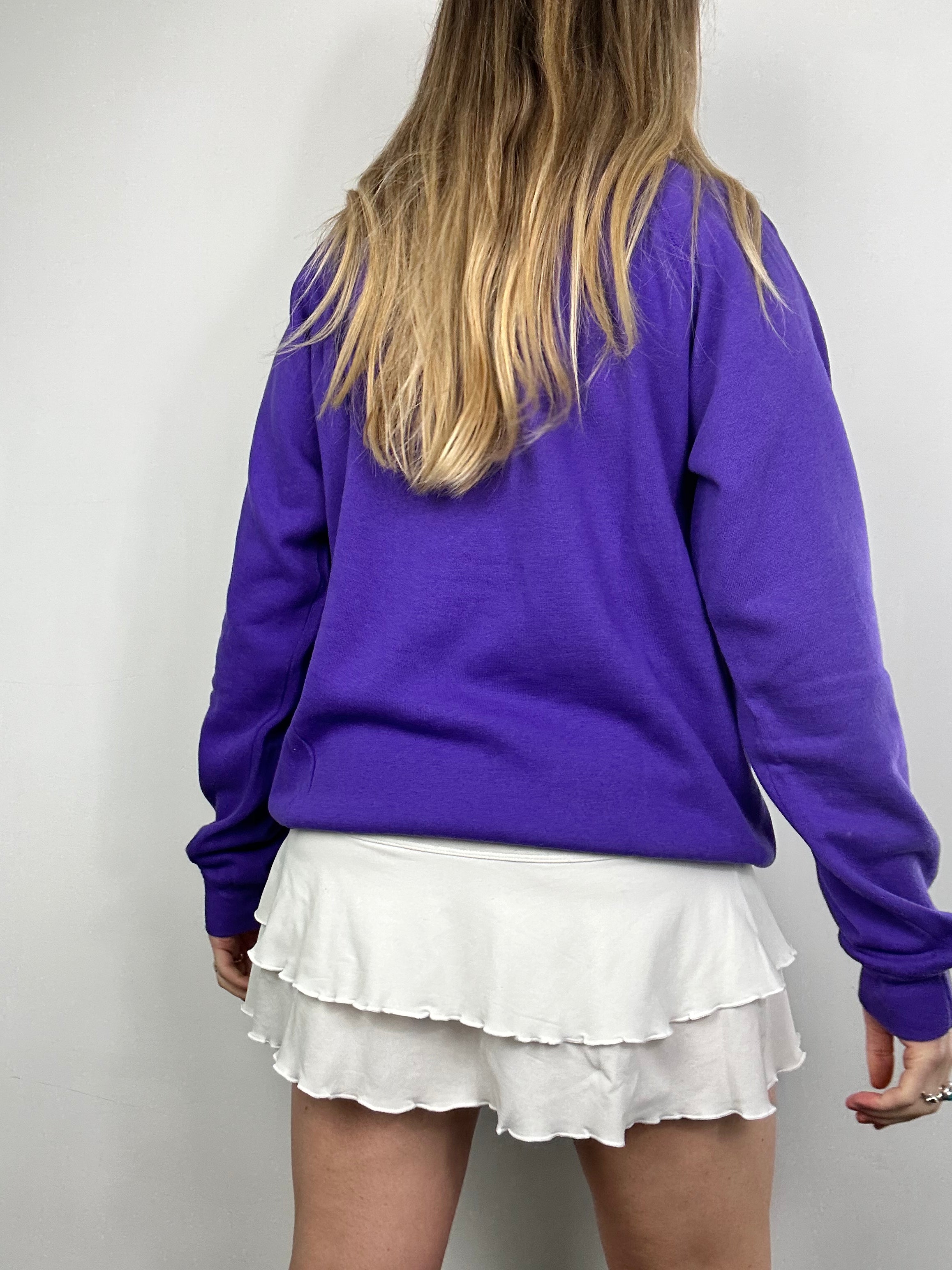 Purple 80's Sweater Size 10