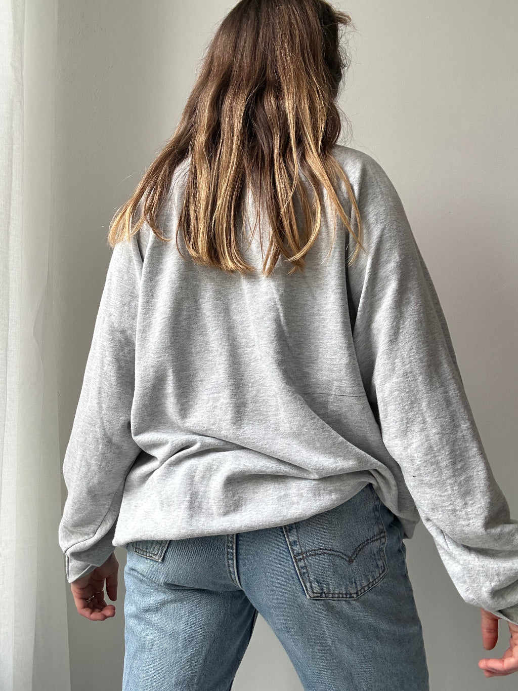Grey Spice Spiral Sweater Size M