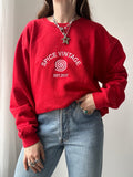 Red Spice Spiral Sweater Size M
