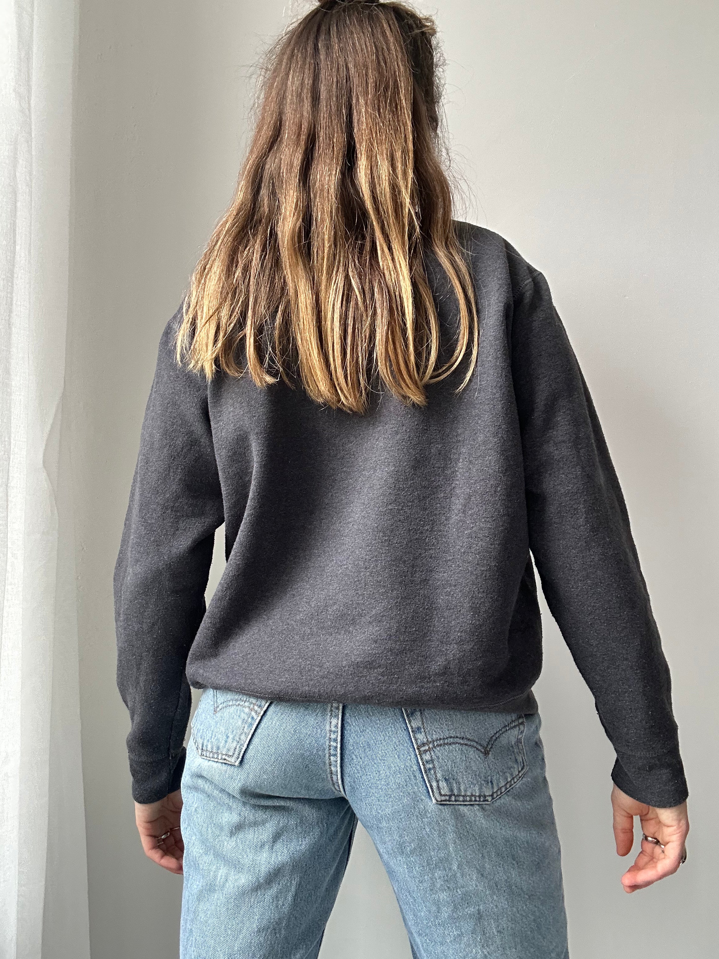 Spice Spiral Grey Sweater Size S