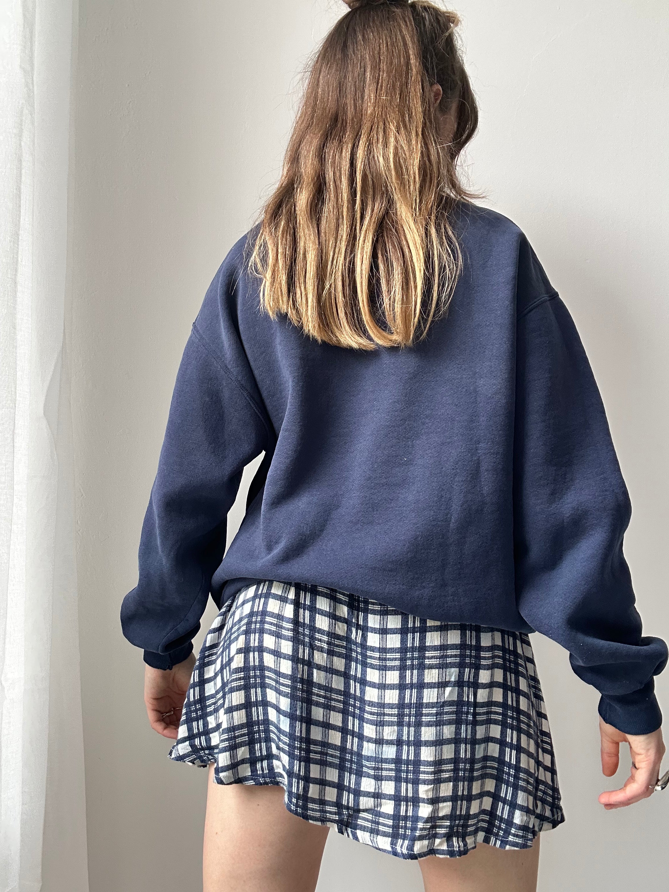 Navy Spice Spiral sweater Size M
