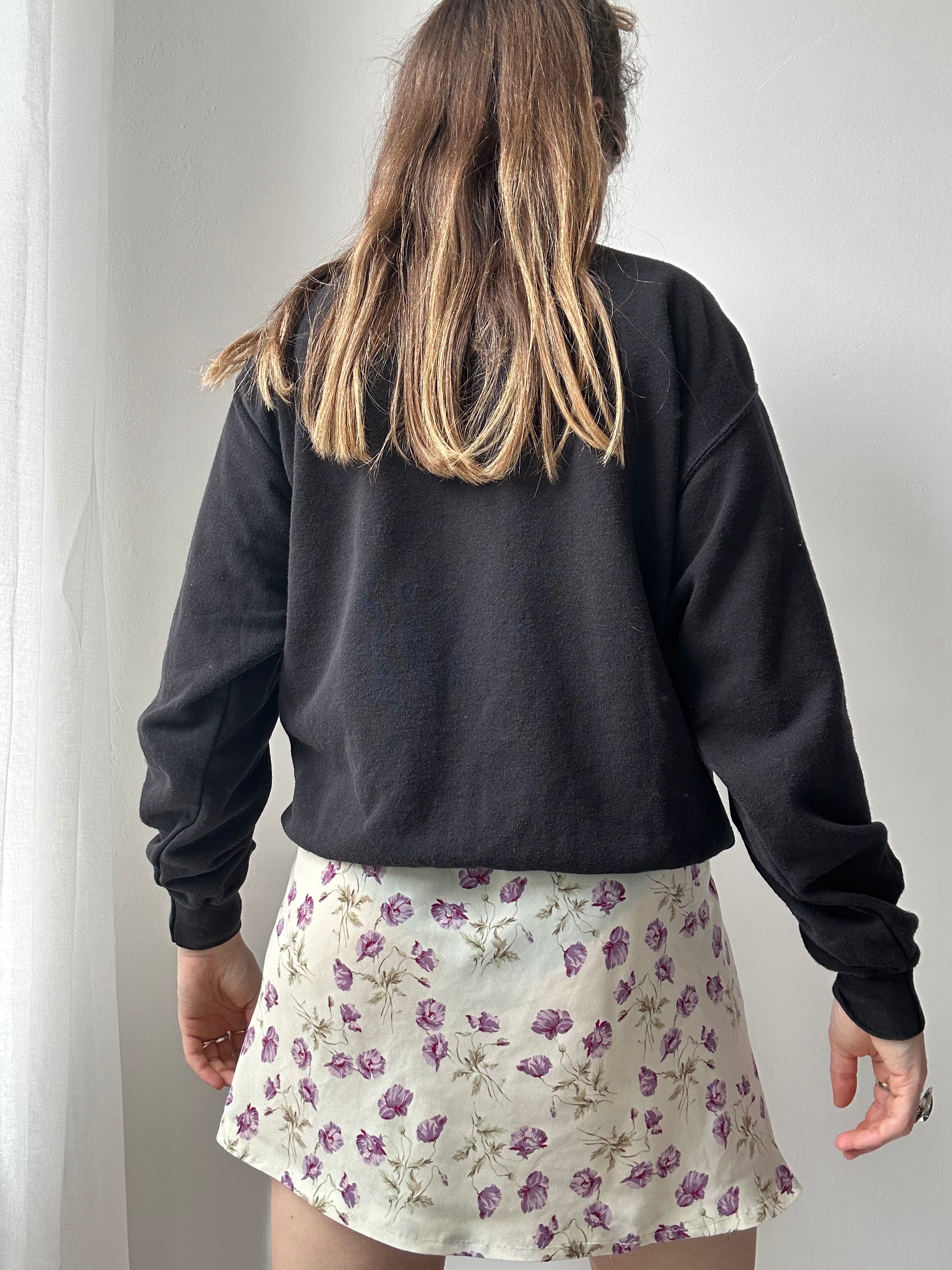 Black Spice Spiral sweater Size S