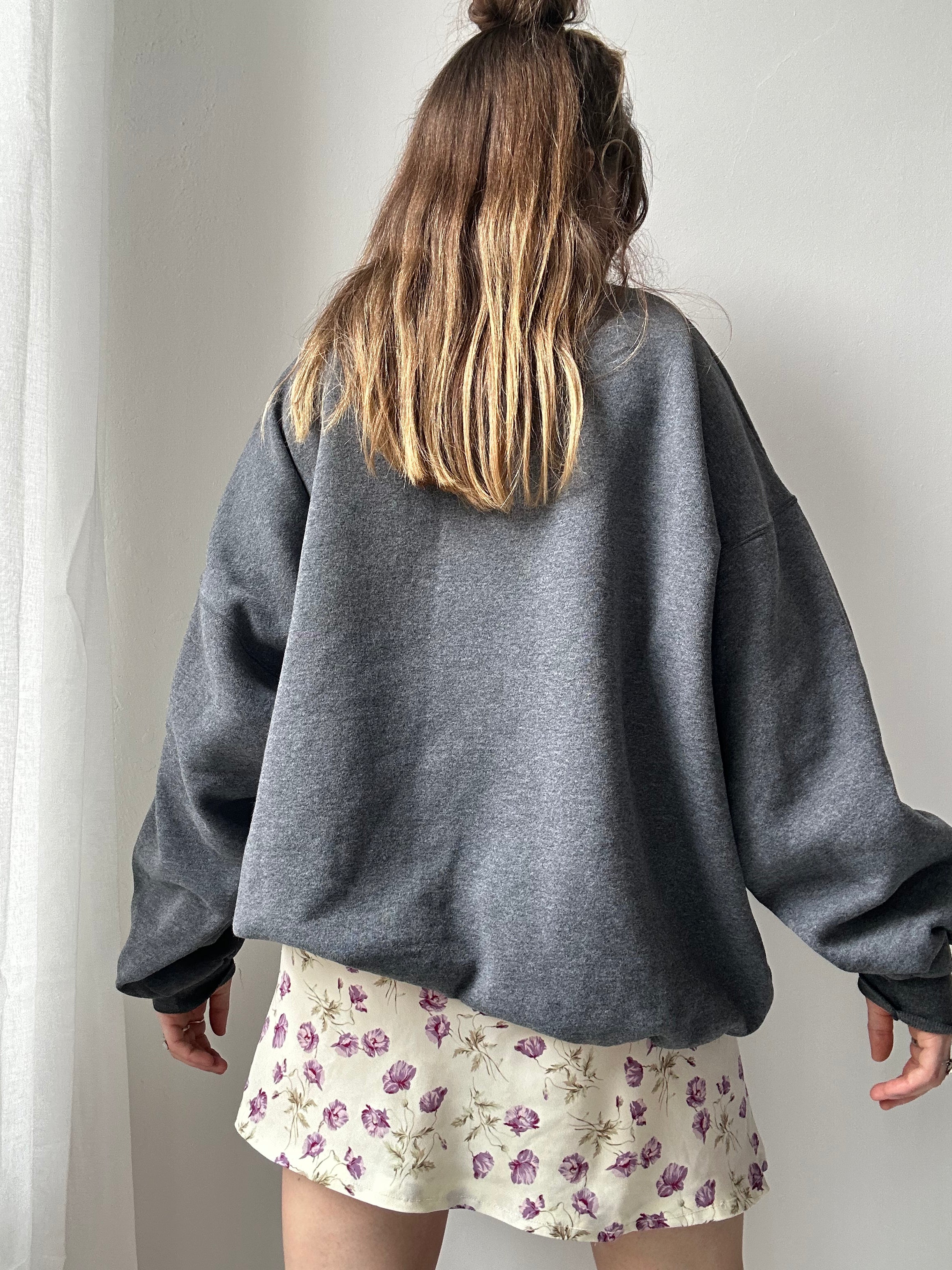 Spice Spiral Grey Sweater Size Xl