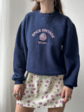 Navy Spice Spiral Sweater Size S/M