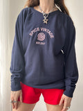 Navy Spice Spiral Sweater Sie S/M