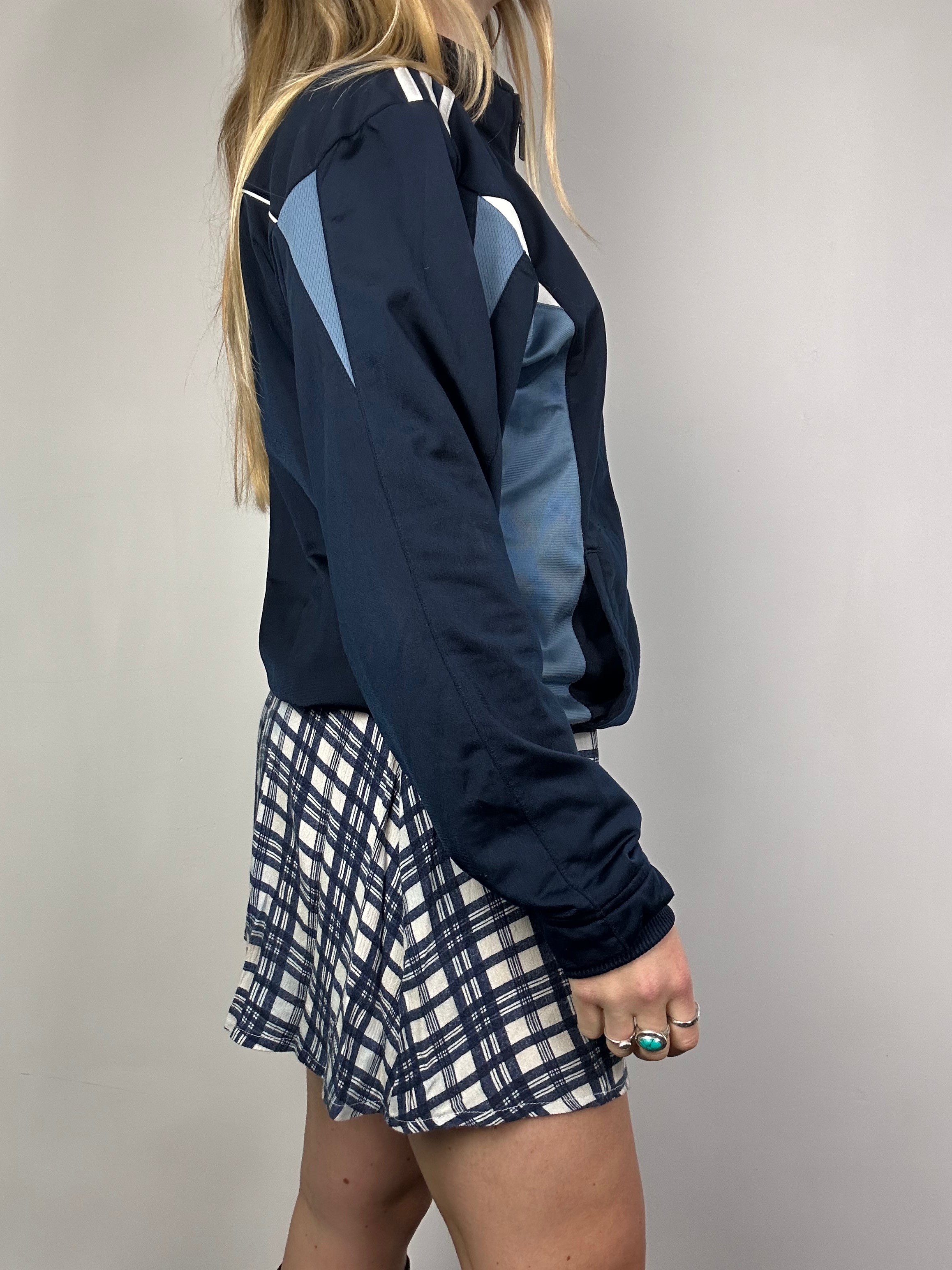Navy Adidas Track Jacket Size 10